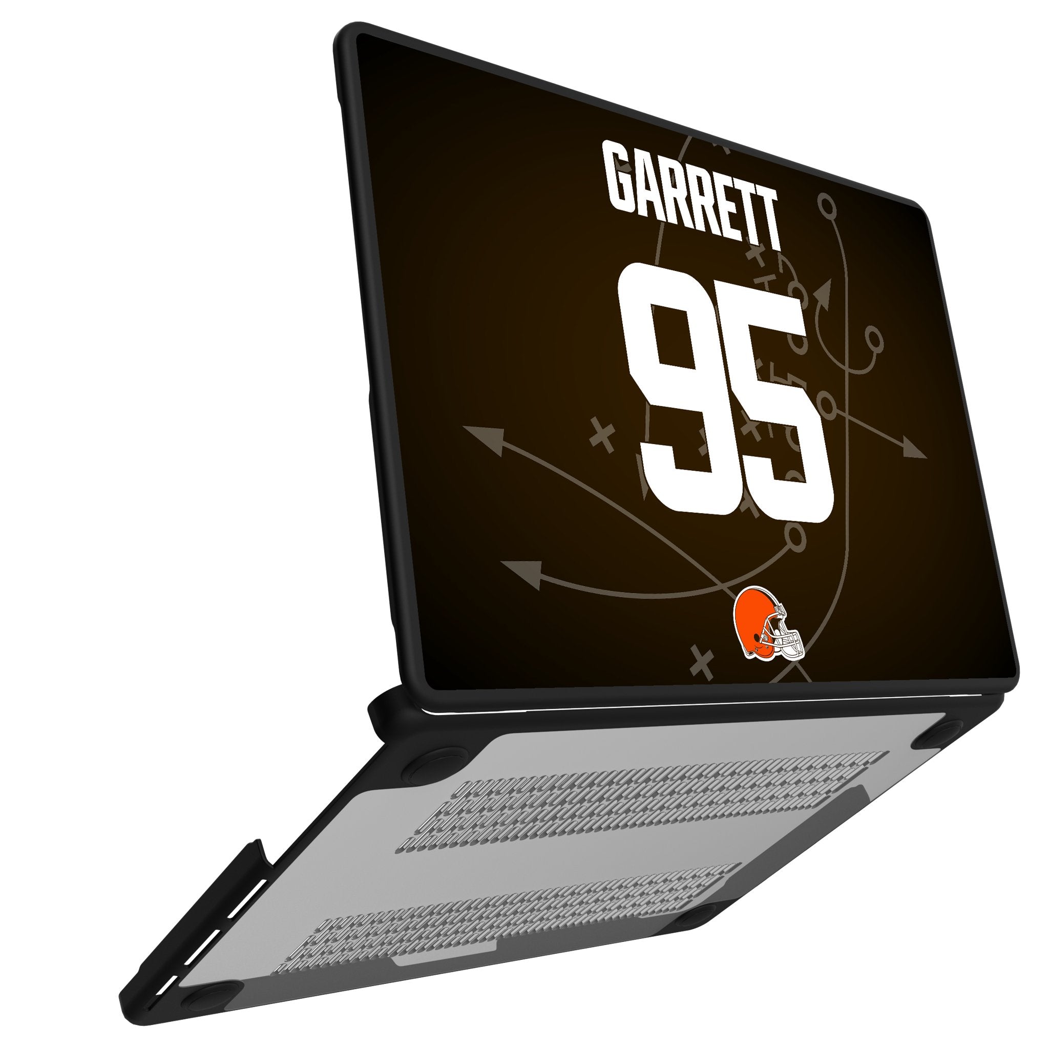 Myles Garrett Cleveland Browns 95 Game Tactic Laptop Case for Apple MacBook - Sports Gifts, Sports Memorabilia, Sports Collectibles, Fan Shop
