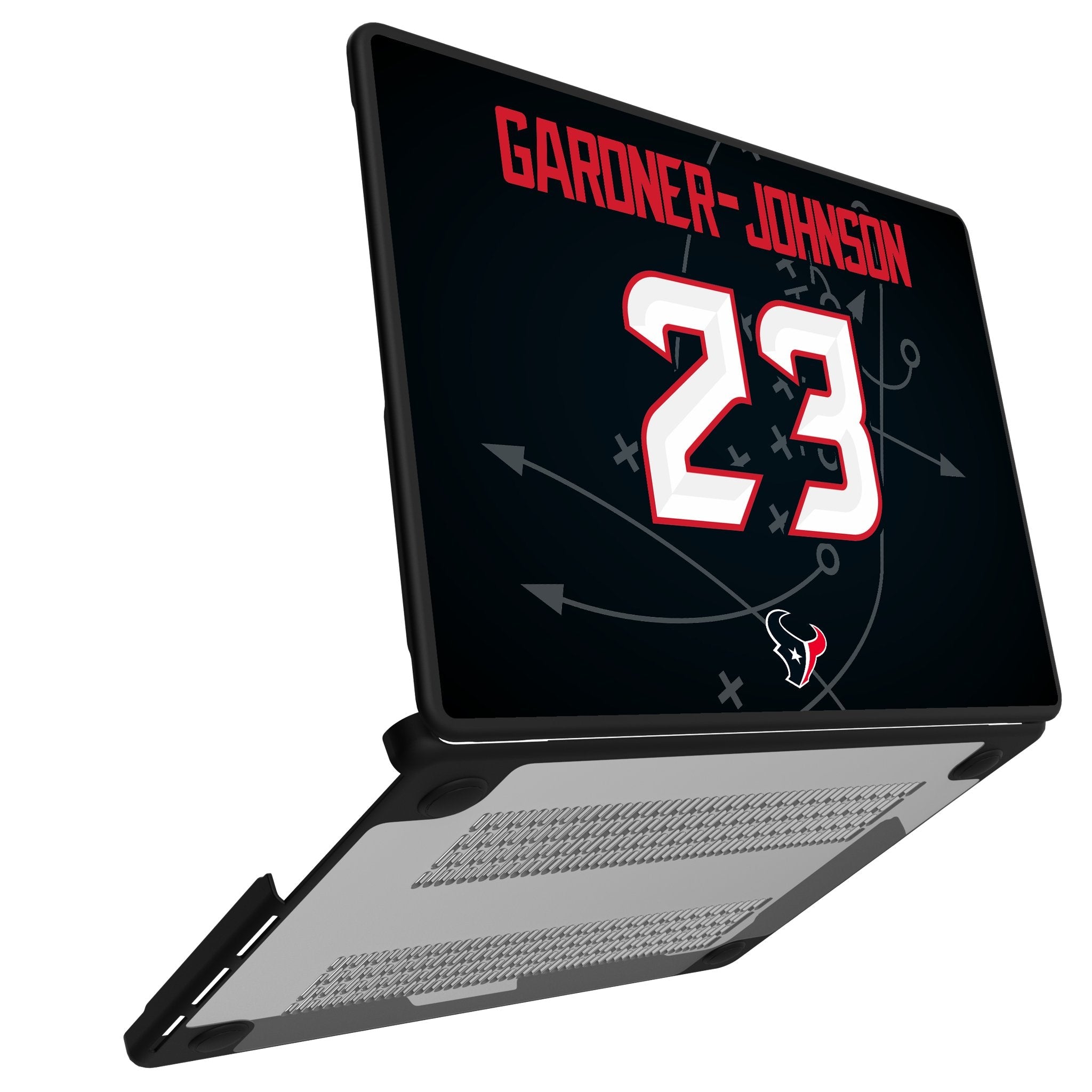 C.J. Gardner-Johnson Houston Texans 23 Game Tactic Laptop Case for Apple MacBook - Sports Gifts, Sports Memorabilia, Sports Collectibles, Fan Shop