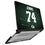 Elgton Jenkins Green Bay Packers 74 Game Tactic Laptop Case for Apple MacBook - Sports Gifts, Sports Memorabilia, Sports Collectibles, Fan Shop
