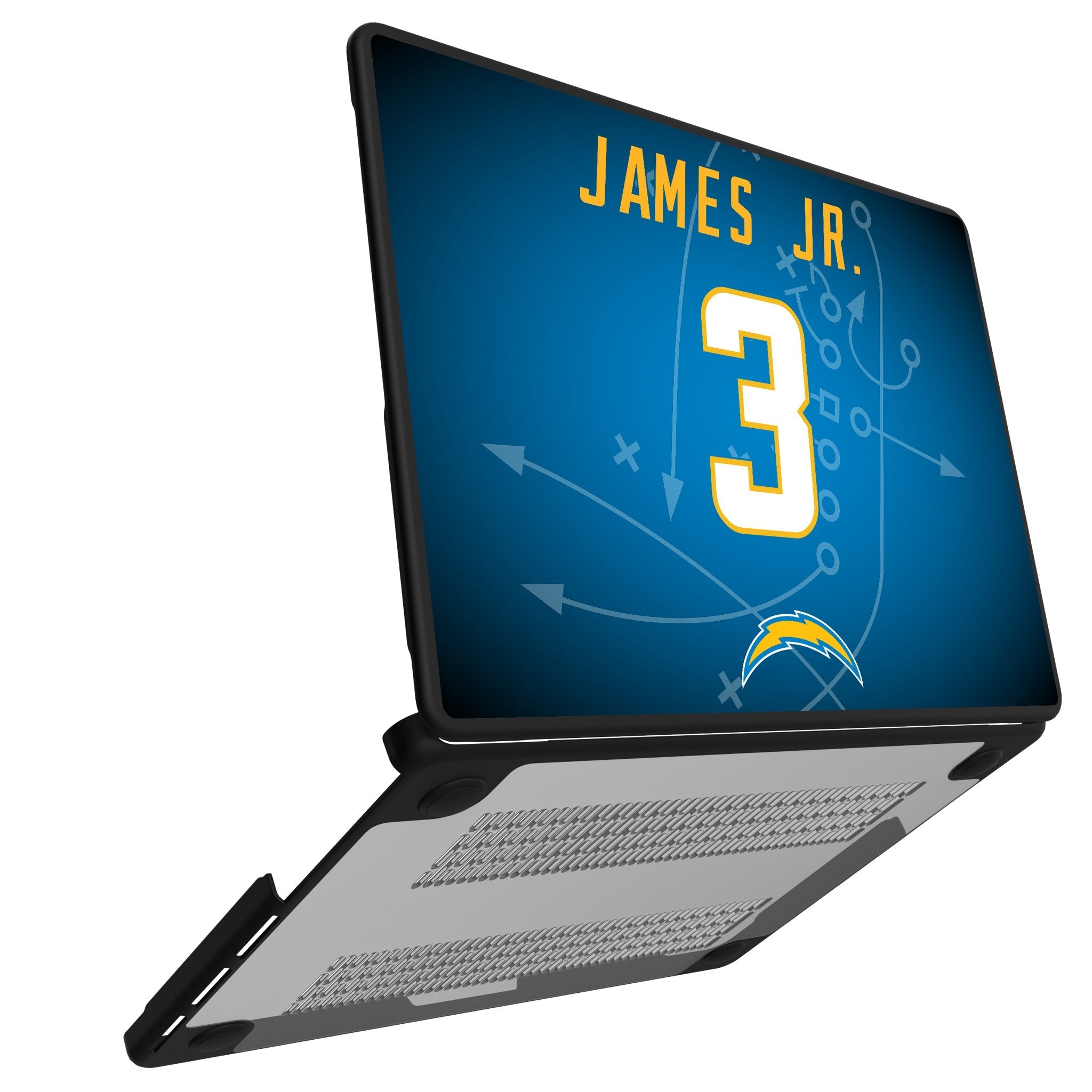 Derwin James Jr. Los Angeles Chargers 3 Game Tactic Laptop Case for Apple MacBook - Sports Gifts, Sports Memorabilia, Sports Collectibles, Fan Shop