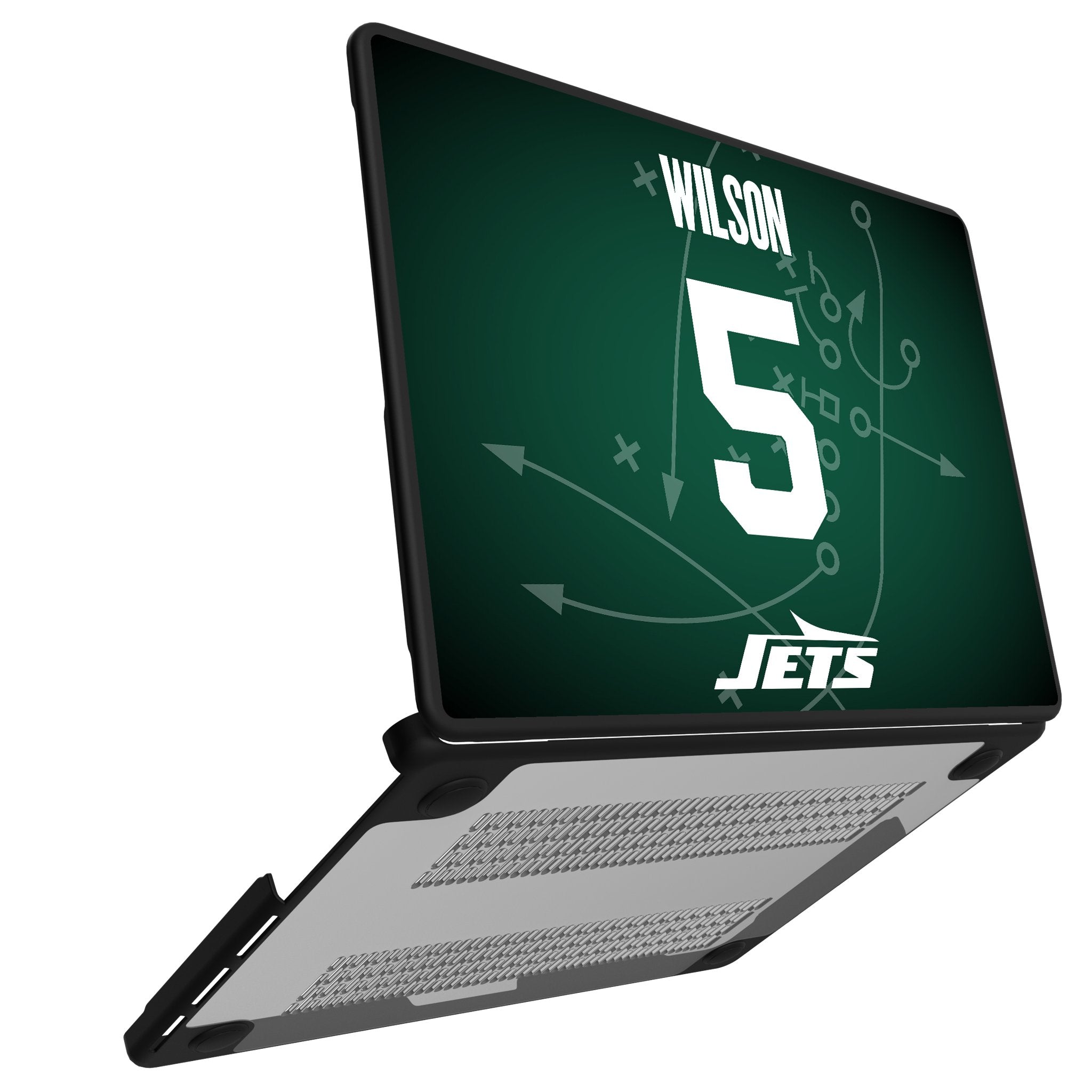 Garrett Wilson New York Jets 5 Game Tactic Laptop Case for Apple MacBook - Sports Gifts, Sports Memorabilia, Sports Collectibles, Fan Shop