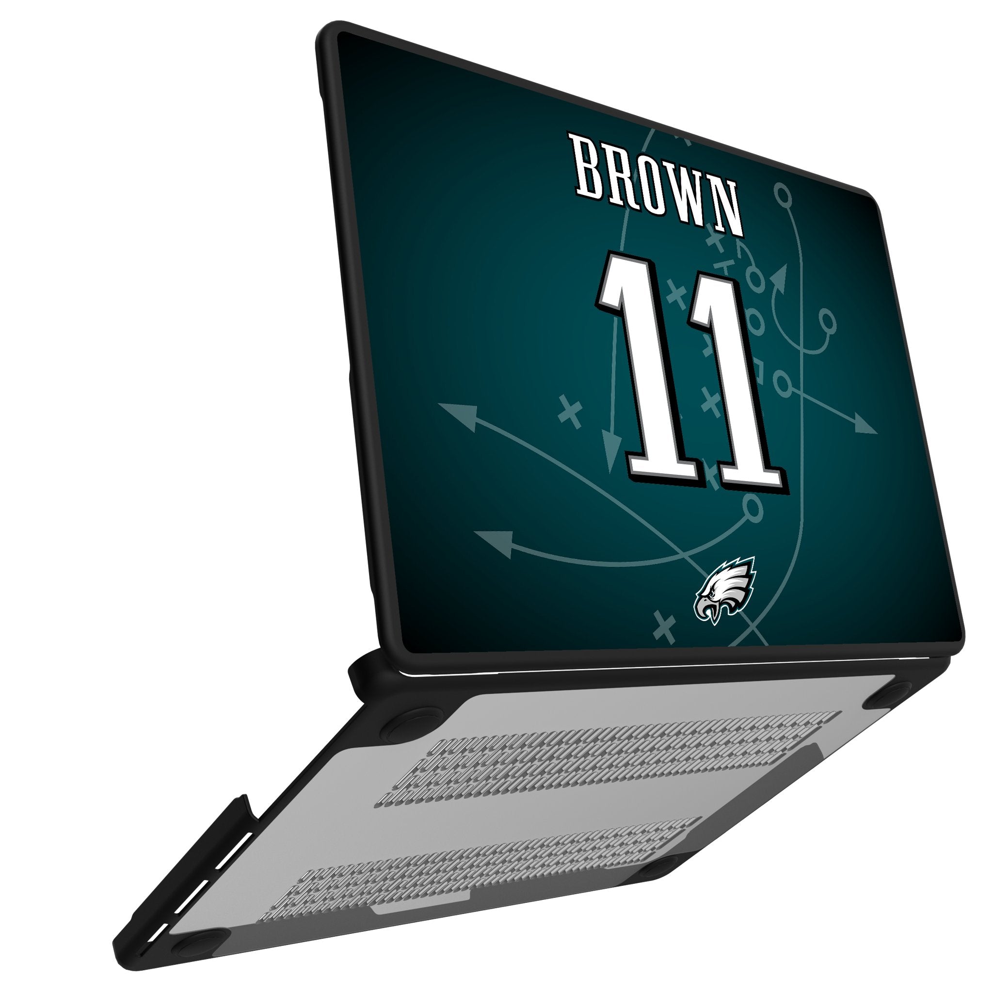 A.J. Brown Philadelphia Eagles 11 Game Tactic Laptop Case for Apple MacBook - Sports Gifts, Sports Memorabilia, Sports Collectibles, Fan Shop
