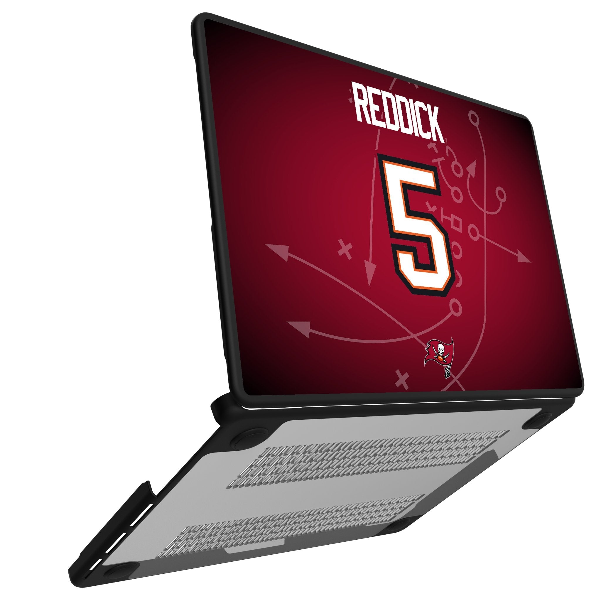 Haason Reddick Tampa Bay Buccaneers 5 Game Tactic Laptop Case for Apple MacBook - Sports Gifts, Sports Memorabilia, Sports Collectibles, Fan Shop