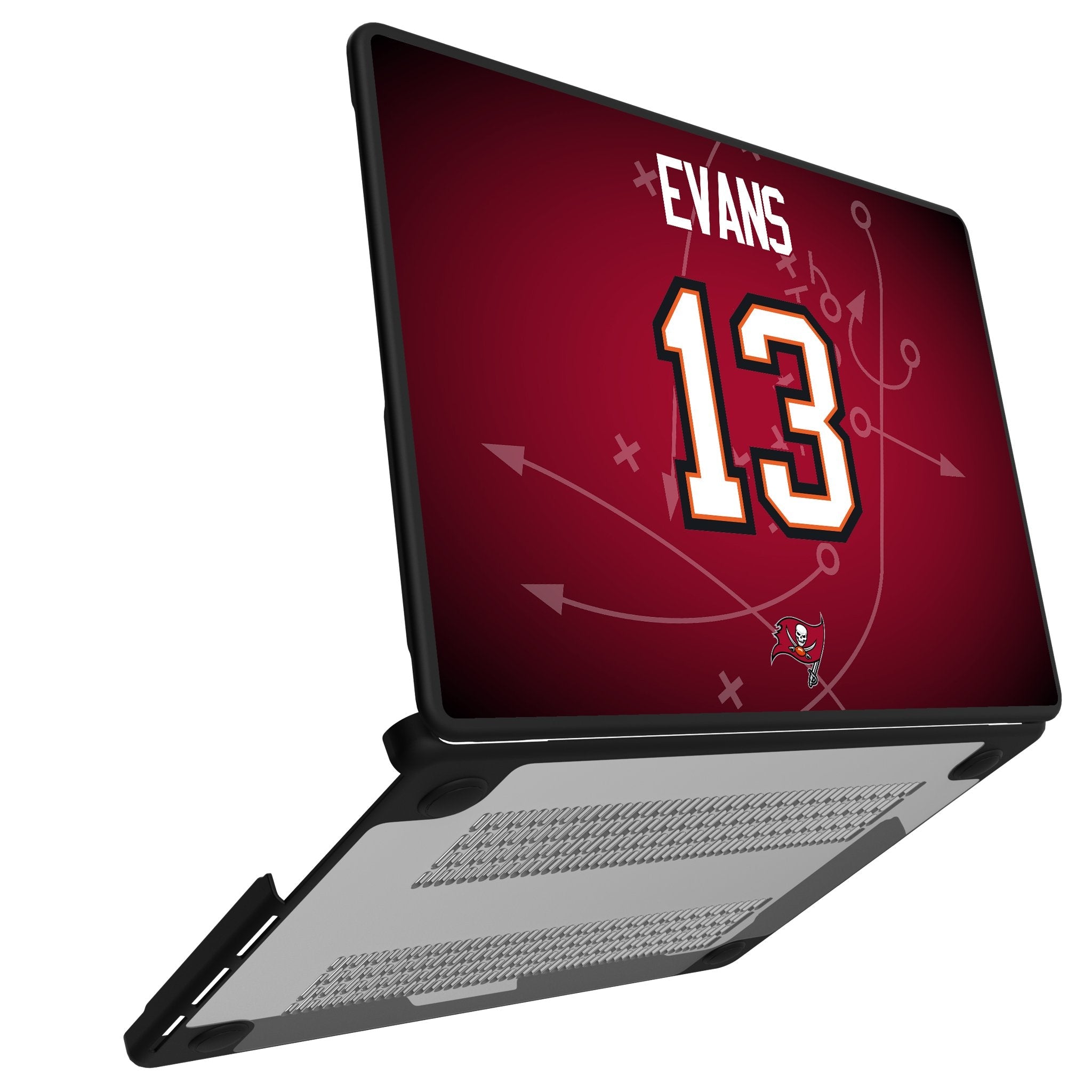 Mike Evans Tampa Bay Buccaneers 13 Game Tactic Laptop Case for Apple MacBook - Sports Gifts, Sports Memorabilia, Sports Collectibles, Fan Shop