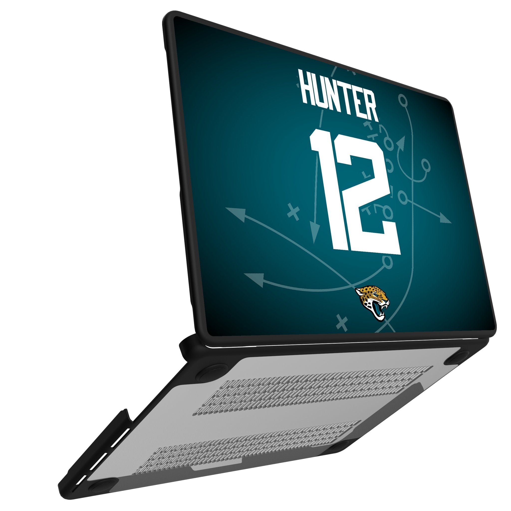 Travis Hunter Jacksonville Jaguars 12 Game Tactic Laptop Case for Apple MacBook - Sports Gifts, Sports Memorabilia, Sports Collectibles, Fan Shop