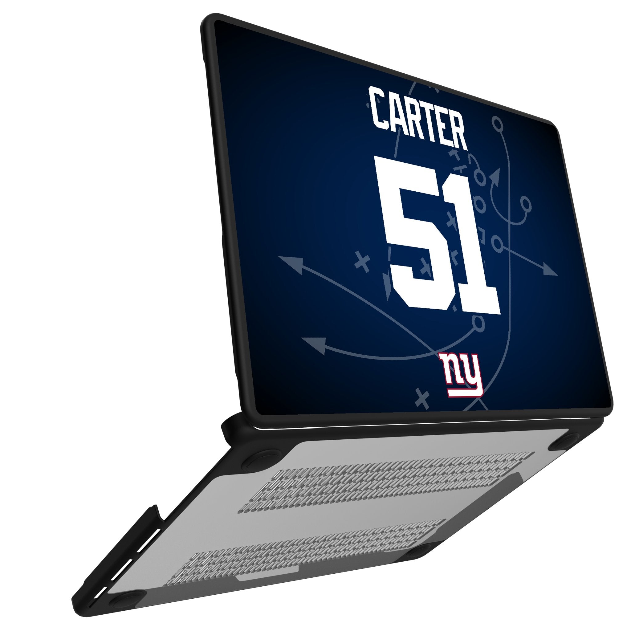 Abdul Carter New York Giants 51 Game Tactic Laptop Case for Apple MacBook - Sports Gifts, Sports Memorabilia, Sports Collectibles, Fan Shop
