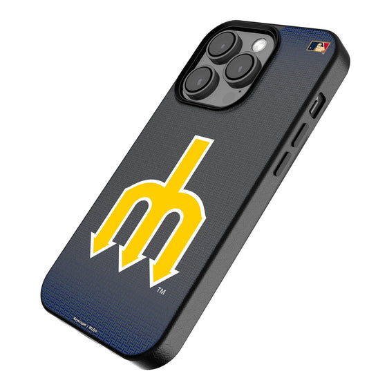 Seattle Mariners 1977-1980 - Cooperstown Collection Linen MagSafe Compatible Phone Case for Apple iPhone - Sports Gifts, Sports Memorabilia, Sports Collectibles, Fan Shop