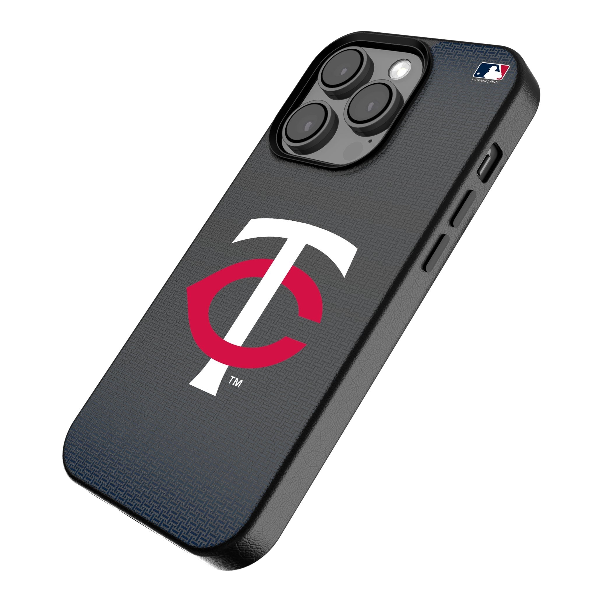 Minnesota Twins Linen MagSafe Compatible Phone Case for Apple iPhone - Sports Gifts, Sports Memorabilia, Sports Collectibles, Fan Shop