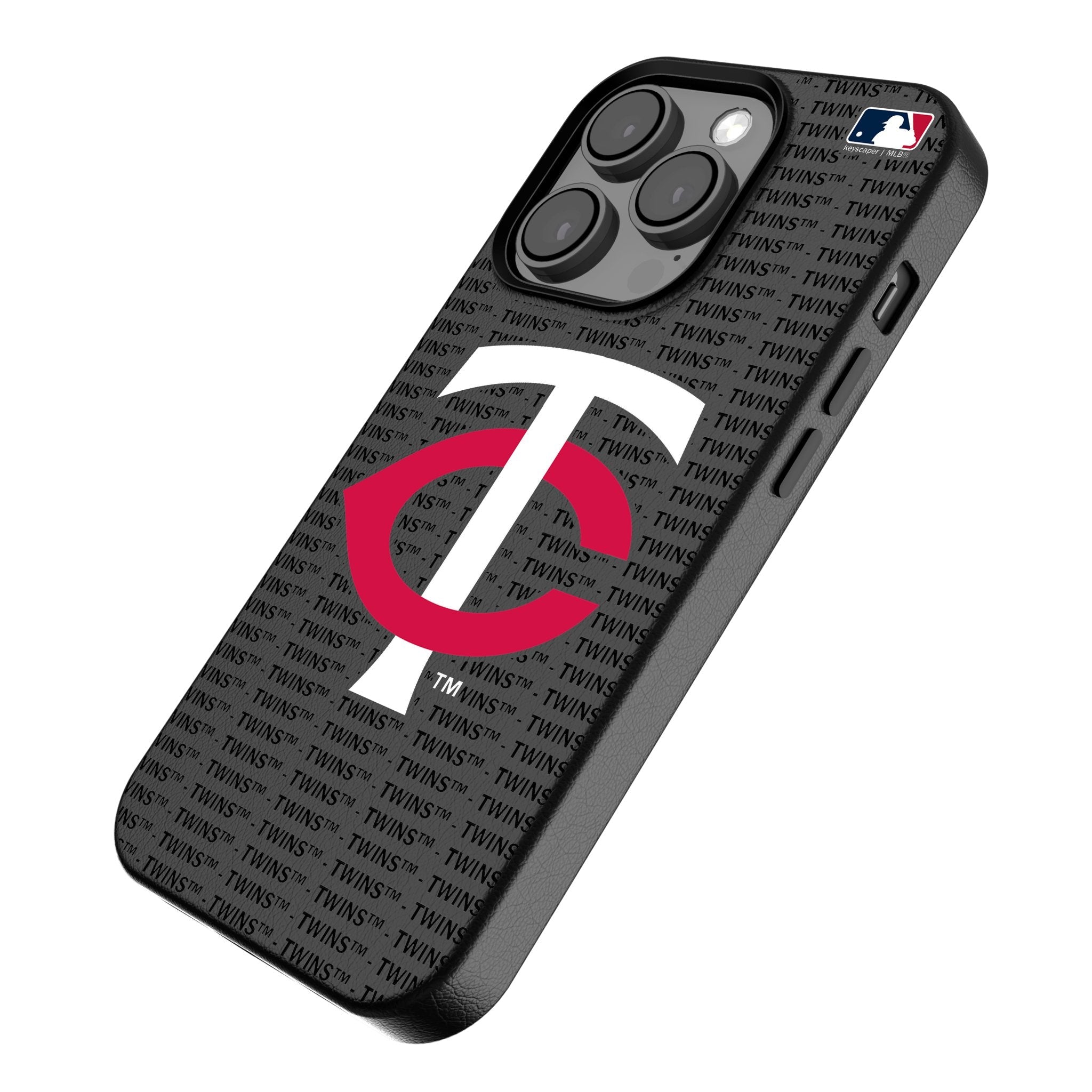 Minnesota Twins Text Backdrop MagSafe Compatible Phone Case for Apple iPhone - Sports Gifts, Sports Memorabilia, Sports Collectibles, Fan Shop