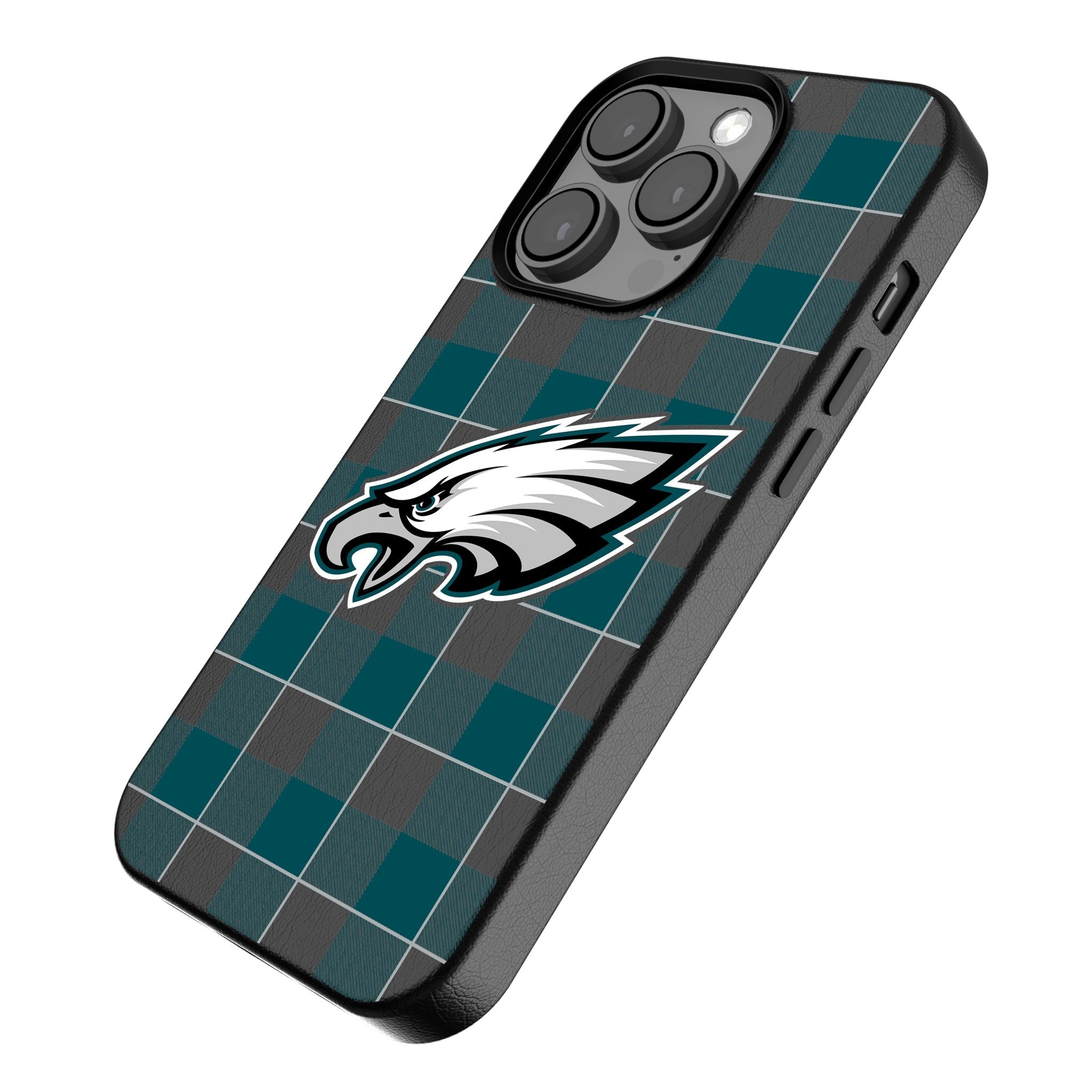 Philadelphia Eagles Plaid MagSafe Compatible Phone Case for Apple iPhone - Sports Gifts, Sports Memorabilia, Sports Collectibles, Fan Shop