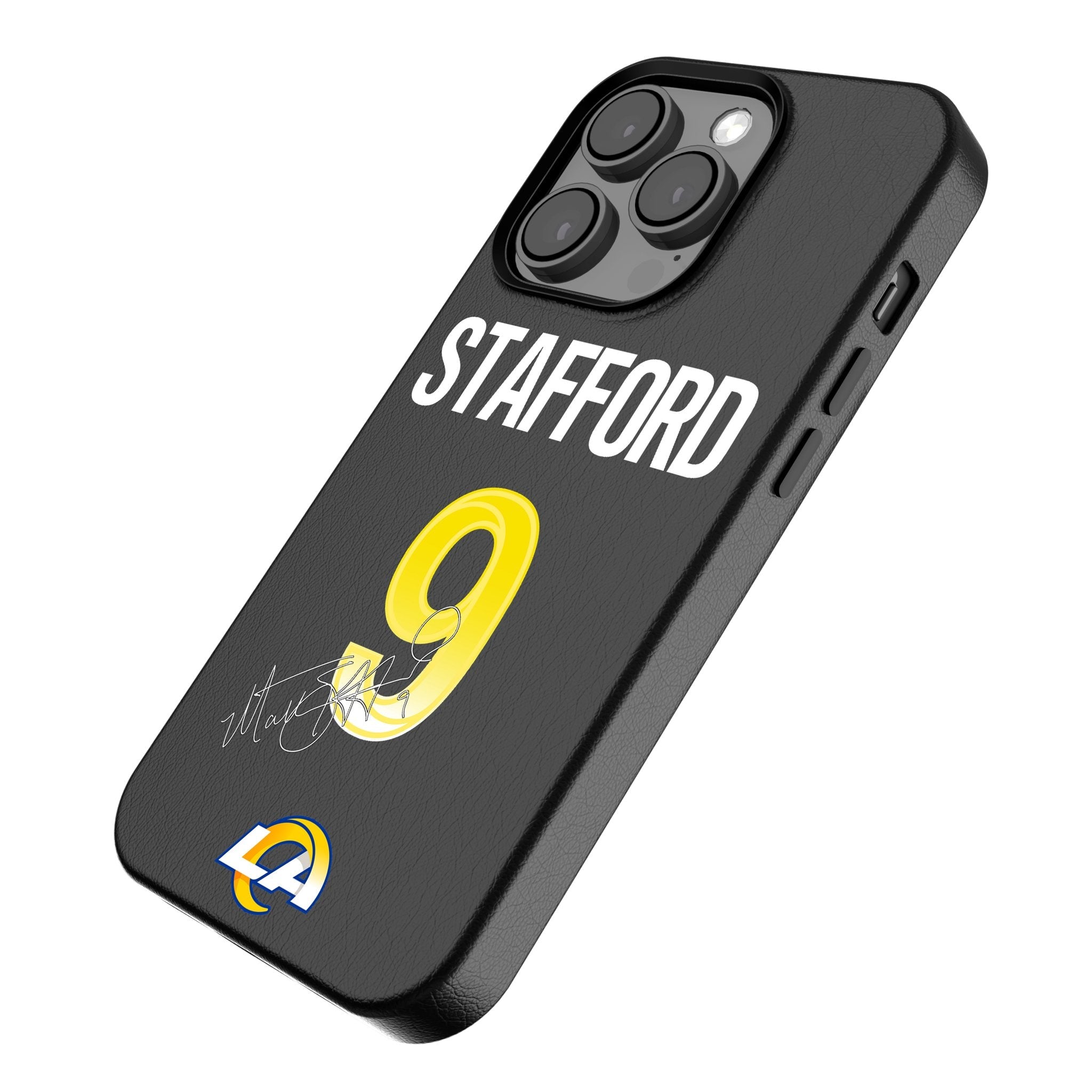 Matthew Stafford Los Angeles Rams 9 Ready MagSafe Compatible Phone Case for Apple iPhone - Sports Gifts, Sports Memorabilia, Sports Collectibles, Fan Shop