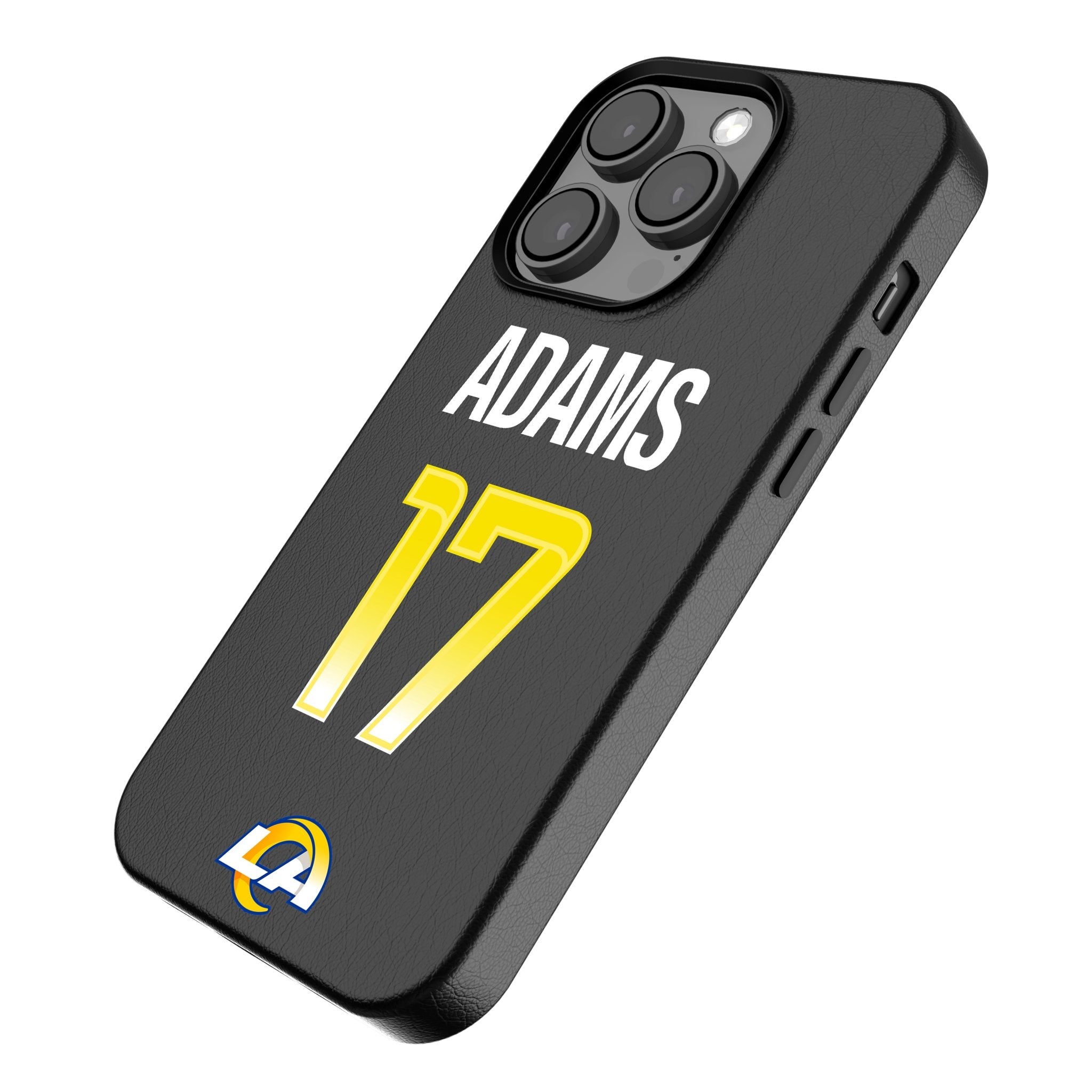 Davante Adams Los Angeles Rams 17 Game Tactic MagSafe Compatible Phone Case for Apple iPhone - Sports Gifts, Sports Memorabilia, Sports Collectibles, Fan Shop