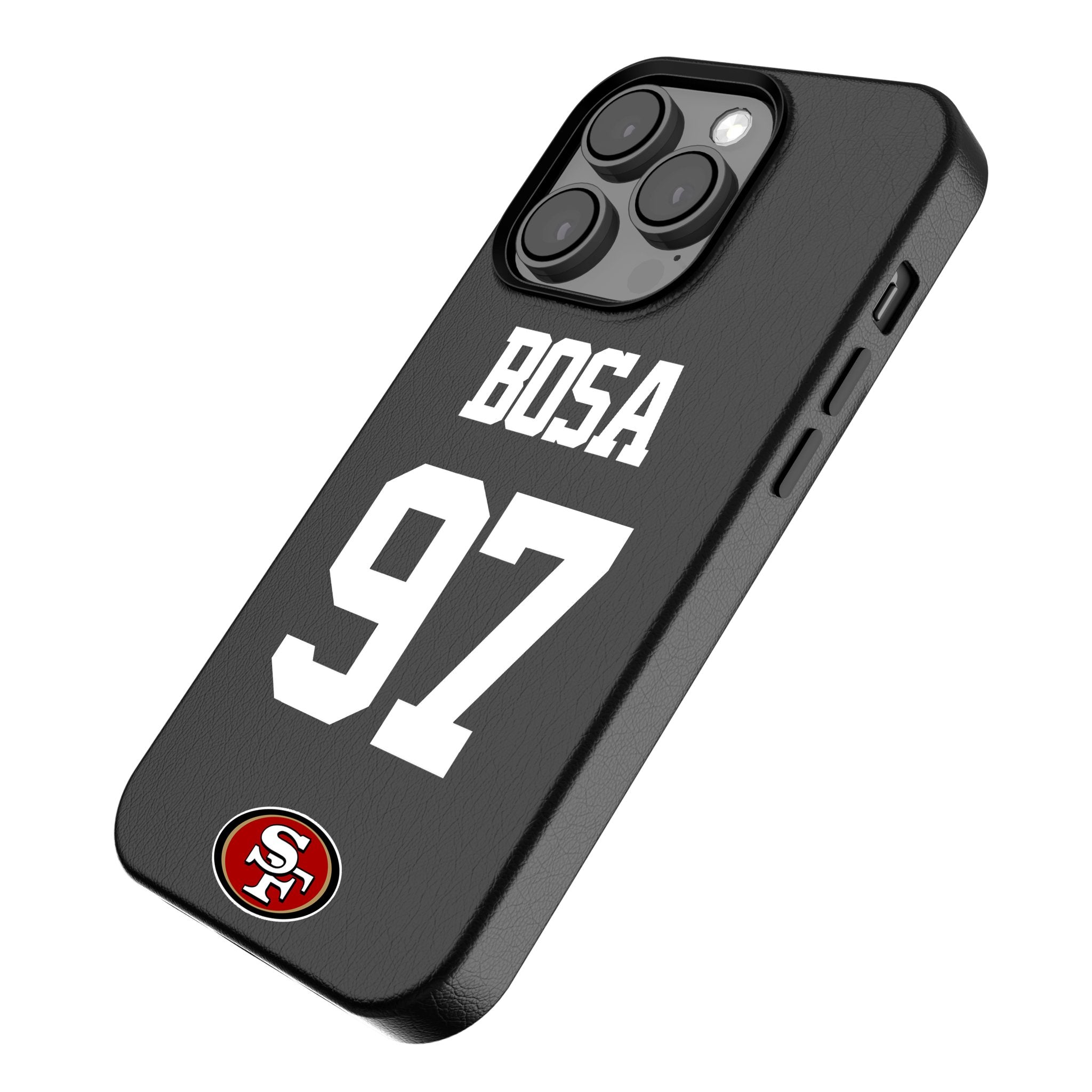 Nick Bosa San Francisco 49ers 97 Ready MagSafe Compatible Phone Case for Apple iPhone - Sports Gifts, Sports Memorabilia, Sports Collectibles, Fan Shop
