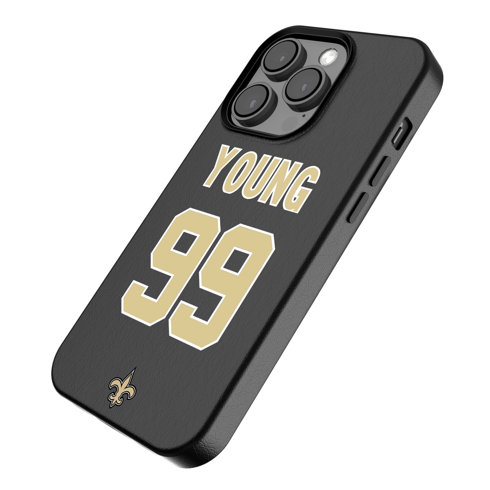Chase Young New Orleans Saints 99 Ready MagSafe Compatible Phone Case for Apple iPhone - Sports Gifts, Sports Memorabilia, Sports Collectibles, Fan Shop