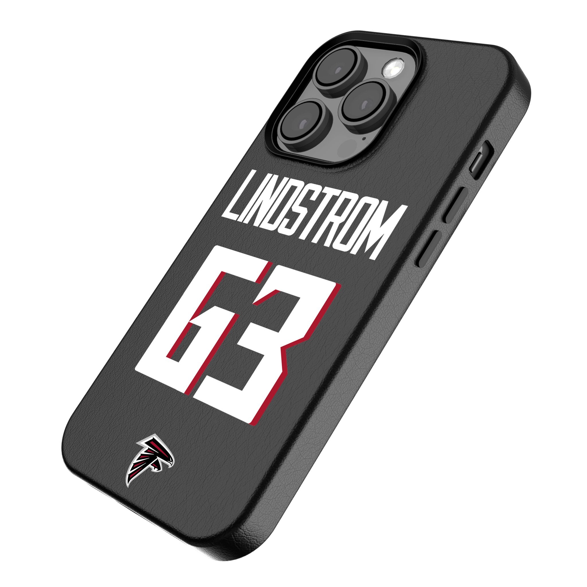 Chris Lindstrom Atlanta Falcons 63 Ready MagSafe Compatible Phone Case for Apple iPhone - Sports Gifts, Sports Memorabilia, Sports Collectibles, Fan Shop
