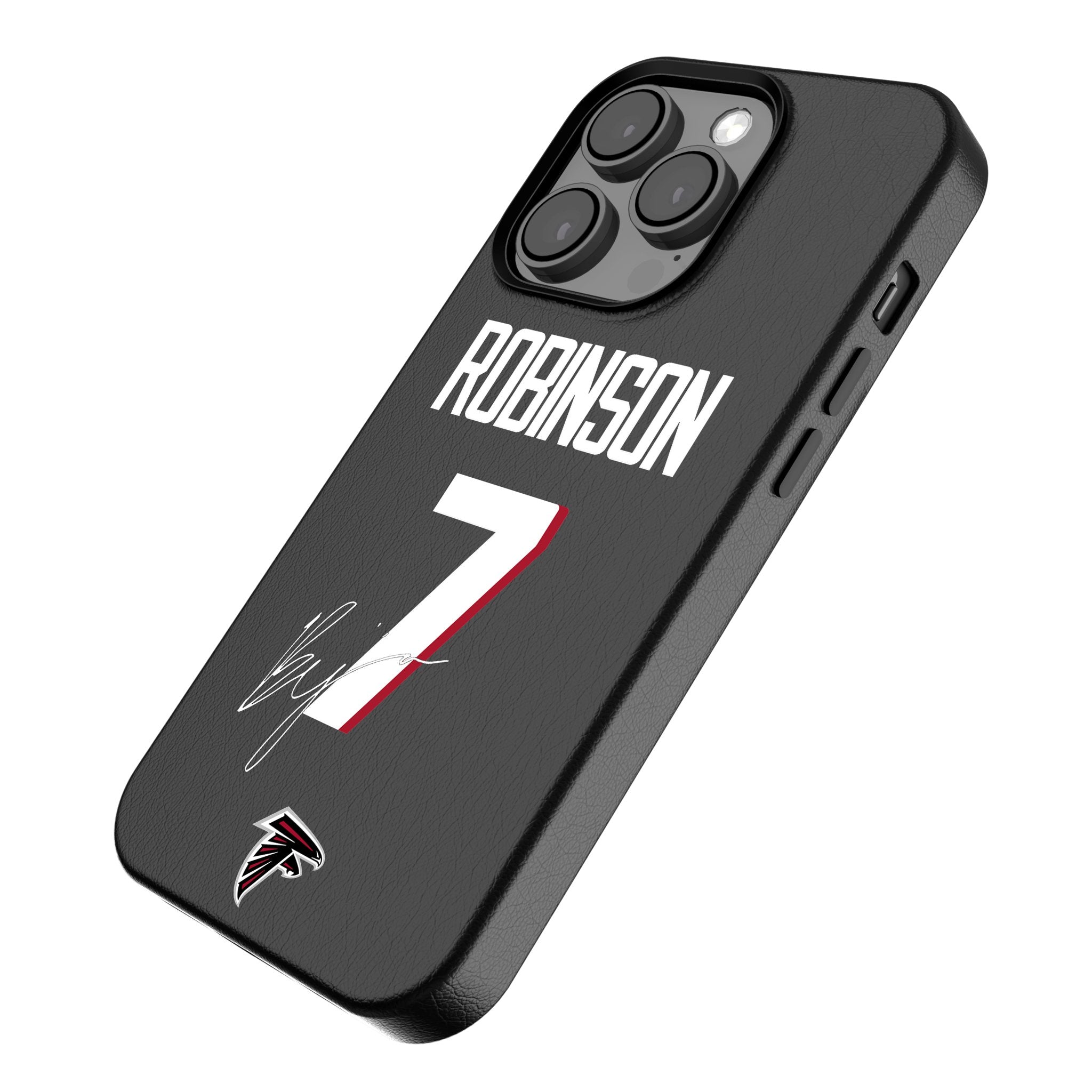 Bijan Robinson Atlanta Falcons 7 Ready MagSafe Compatible Phone Case for Apple iPhone - Sports Gifts, Sports Memorabilia, Sports Collectibles, Fan Shop