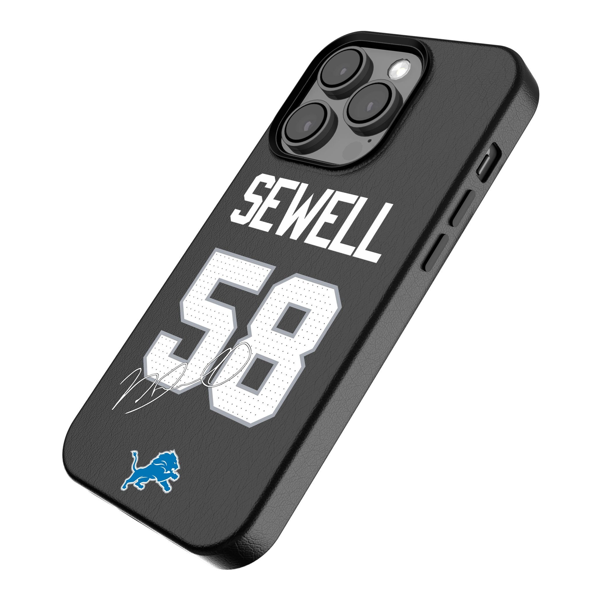 Penei Sewell Detroit Lions 58 Ready MagSafe Compatible Phone Case for Apple iPhone - Sports Gifts, Sports Memorabilia, Sports Collectibles, Fan Shop