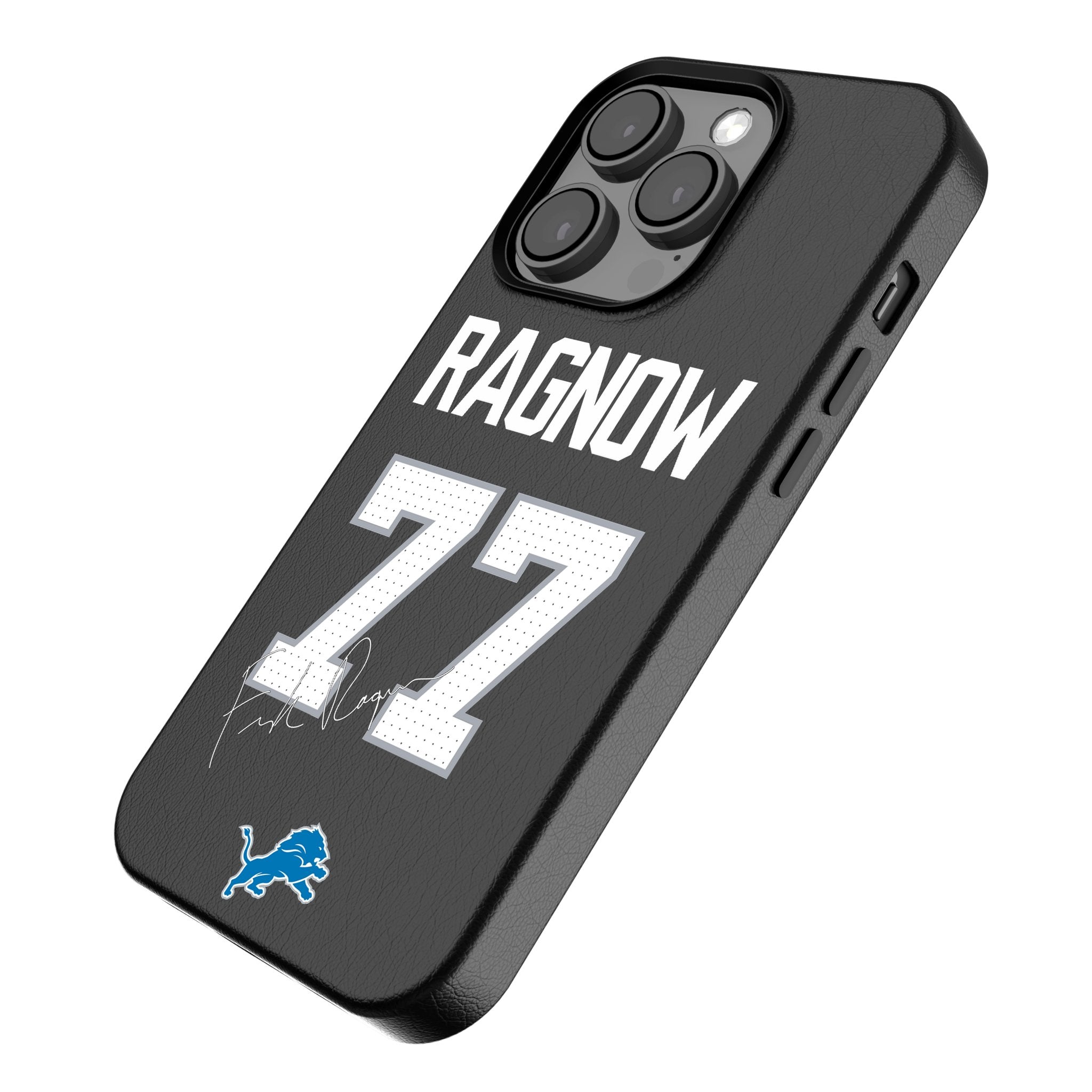 Frank Ragnow Detroit Lions 77 Ready MagSafe Compatible Phone Case for Apple iPhone - Sports Gifts, Sports Memorabilia, Sports Collectibles, Fan Shop