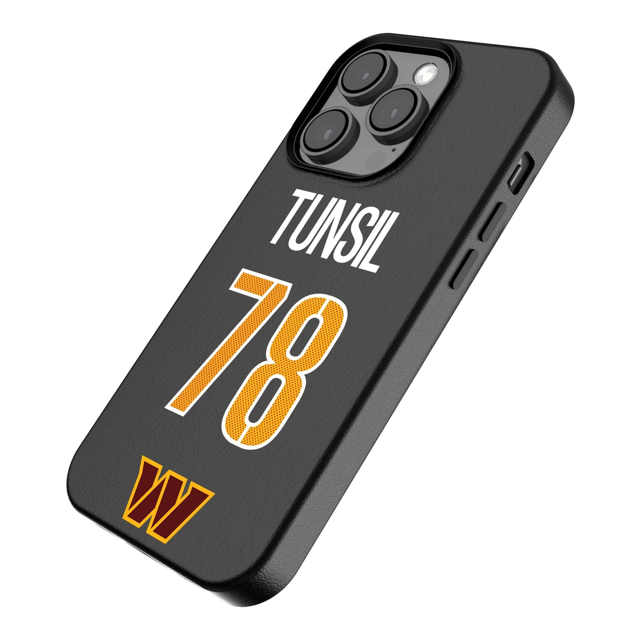 Laremy Tunsil Washington Commanders 78 Game Tactic MagSafe Compatible Phone Case for Apple iPhone - Sports Gifts, Sports Memorabilia, Sports Collectibles, Fan Shop