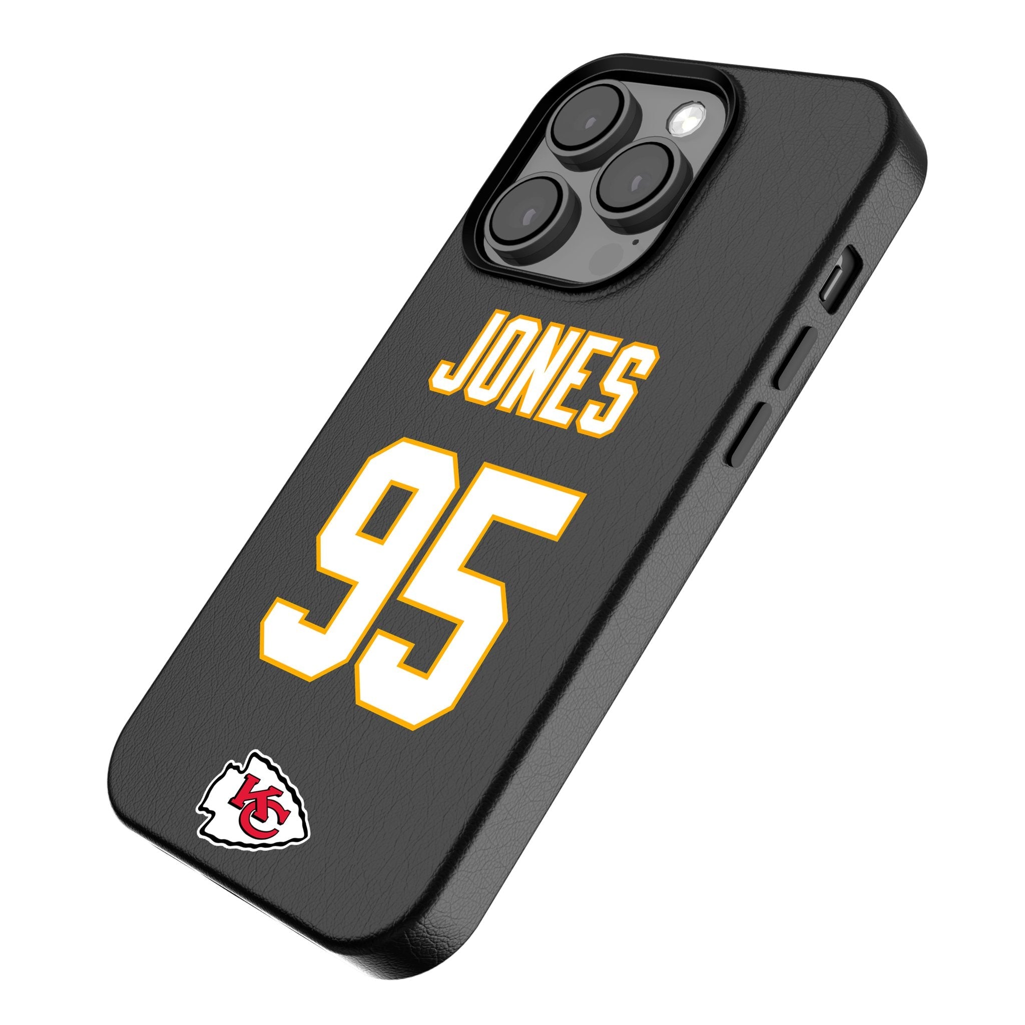 Chris Jones Kansas City Chiefs 95 Ready MagSafe Compatible Phone Case for Apple iPhone - Sports Gifts, Sports Memorabilia, Sports Collectibles, Fan Shop