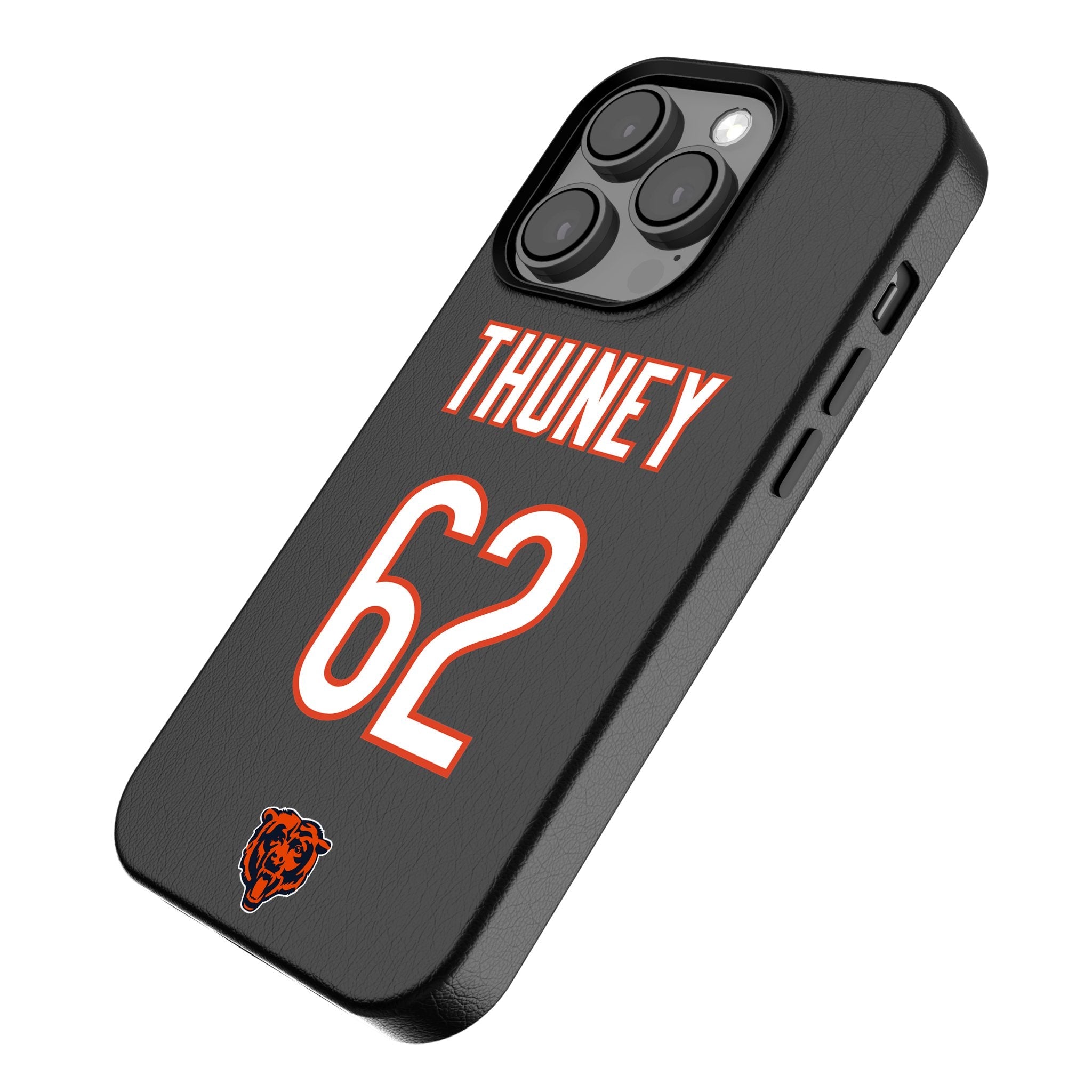 Joe Thuney Chicago Bears 62 Game Tactic MagSafe Compatible Phone Case for Apple iPhone - Sports Gifts, Sports Memorabilia, Sports Collectibles, Fan Shop