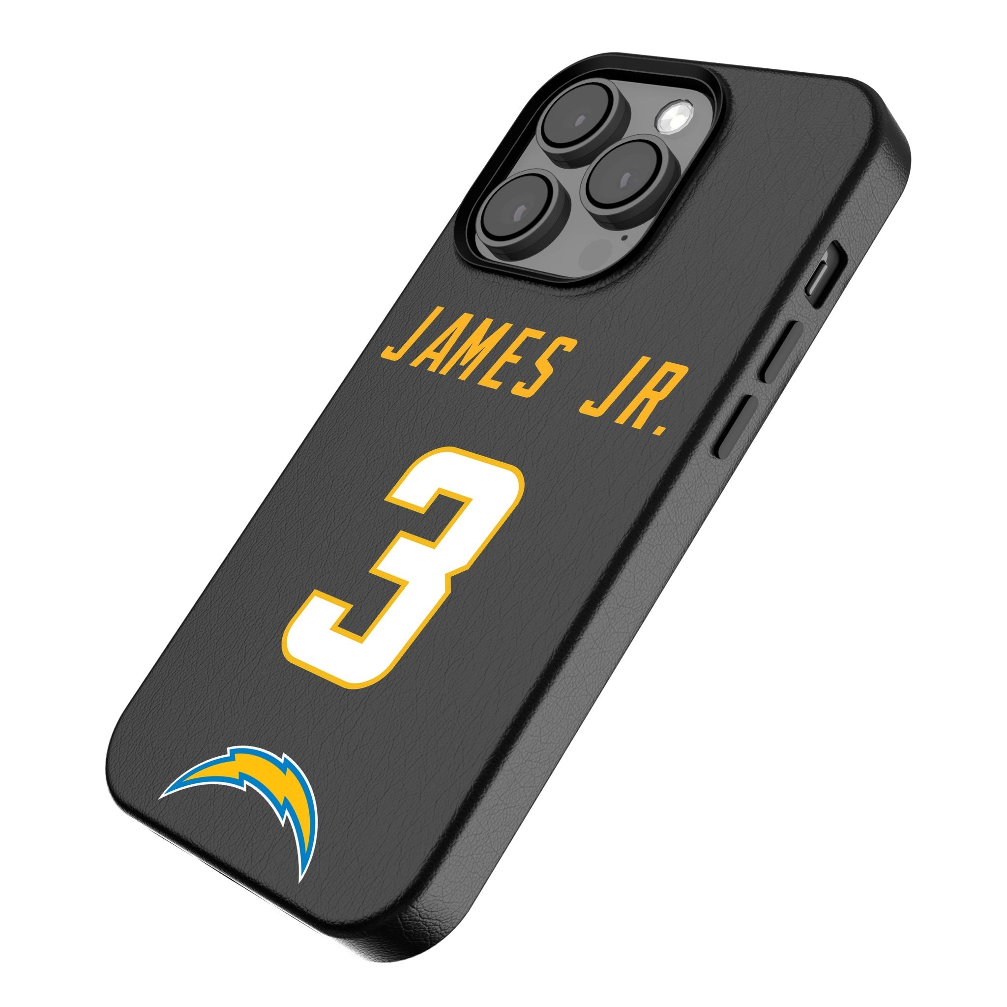 Derwin James Jr. Los Angeles Chargers 3 Ready MagSafe Compatible Phone Case for Apple iPhone - Sports Gifts, Sports Memorabilia, Sports Collectibles, Fan Shop