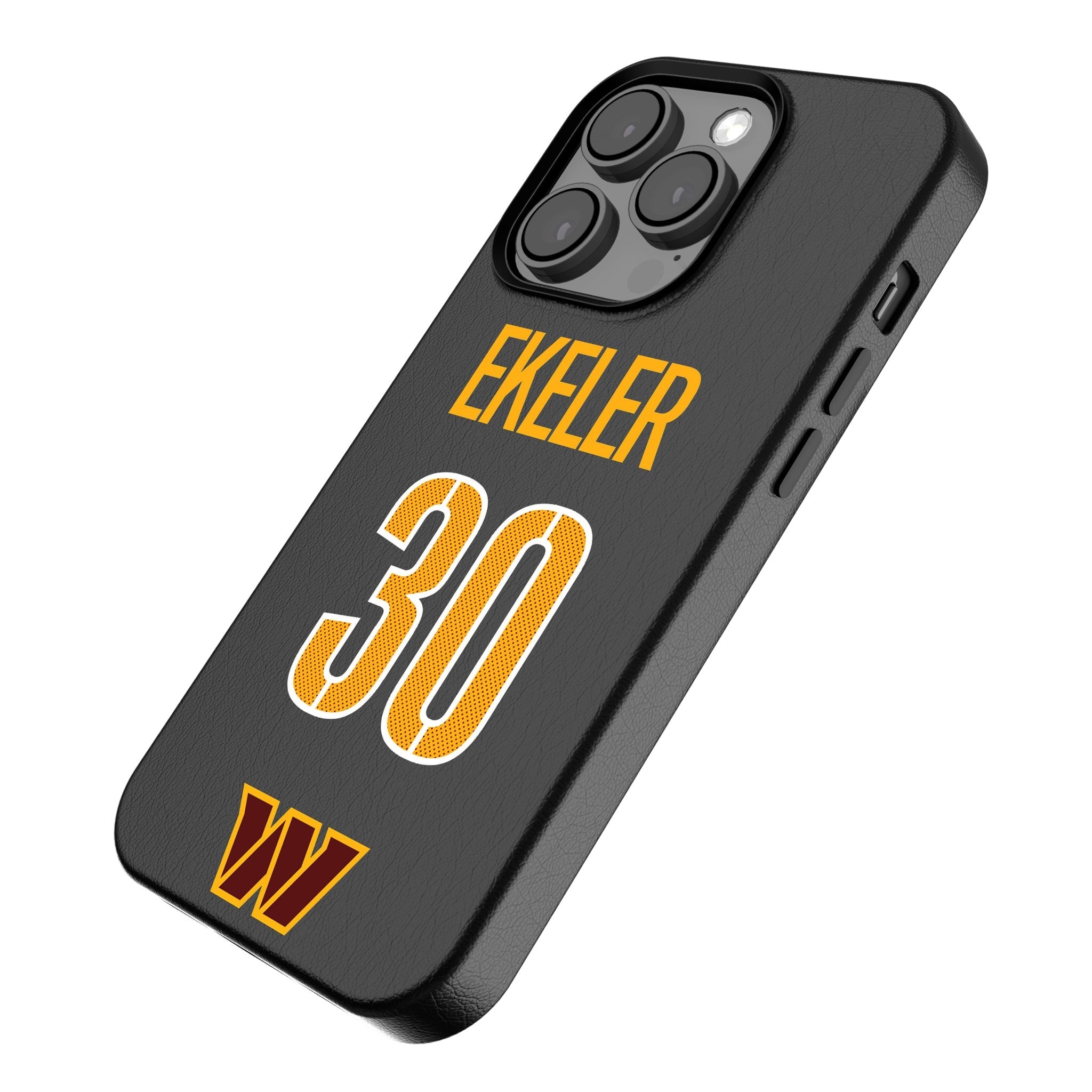 Austin Ekeler Washington Commanders 30 Ready MagSafe Compatible Phone Case for Apple iPhone - Sports Gifts, Sports Memorabilia, Sports Collectibles, Fan Shop