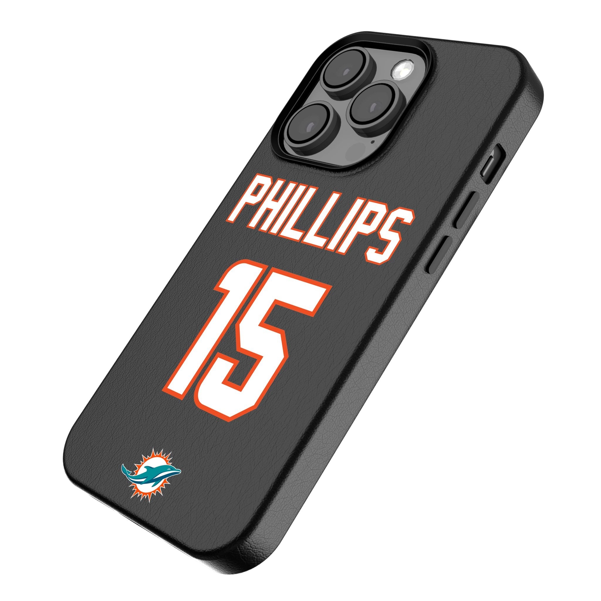 Jaelan Phillips Miami Dolphins 15 Ready MagSafe Compatible Phone Case for Apple iPhone - Sports Gifts, Sports Memorabilia, Sports Collectibles, Fan Shop