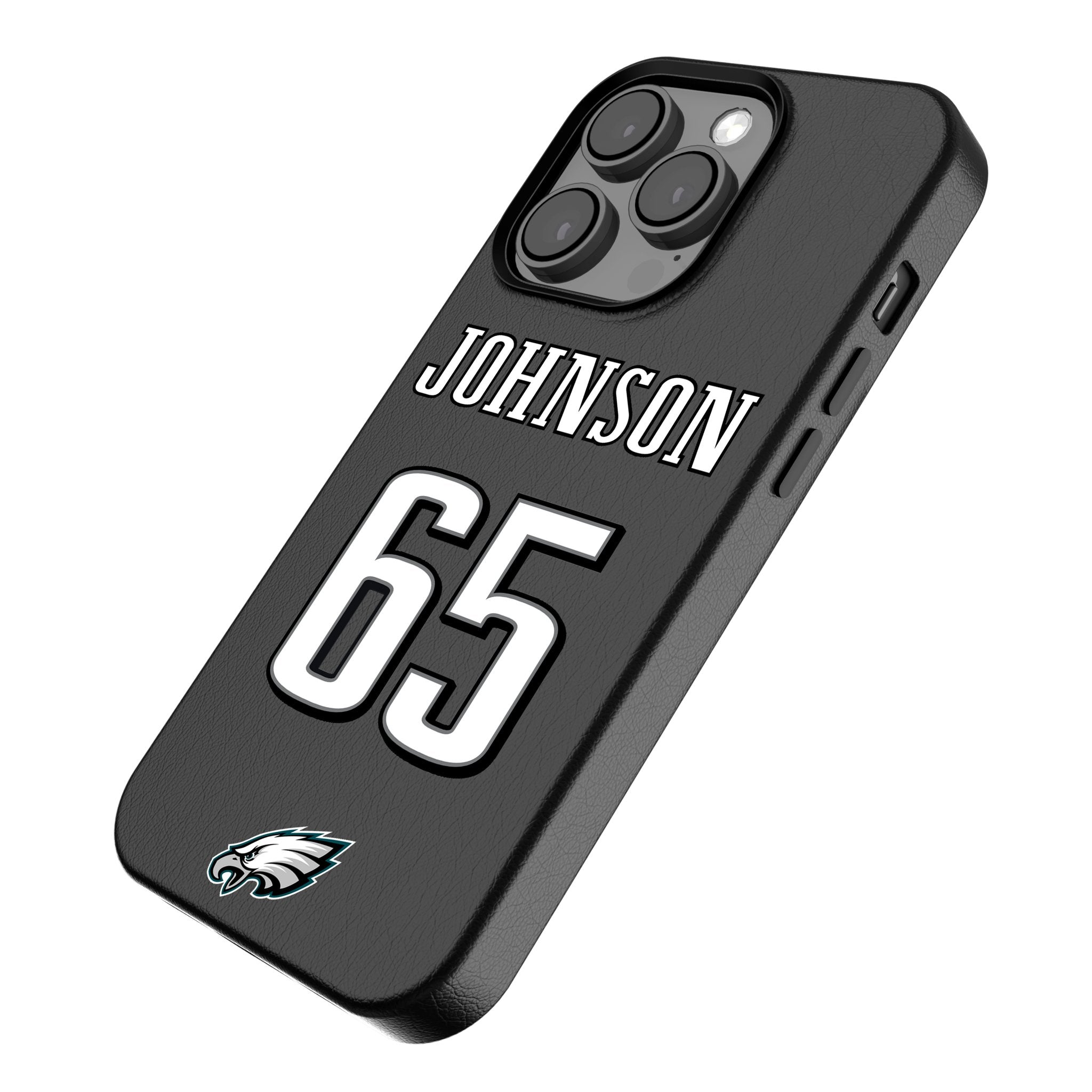 Lane Johnson Philadelphia Eagles 65 Ready MagSafe Compatible Phone Case for Apple iPhone - Sports Gifts, Sports Memorabilia, Sports Collectibles, Fan Shop