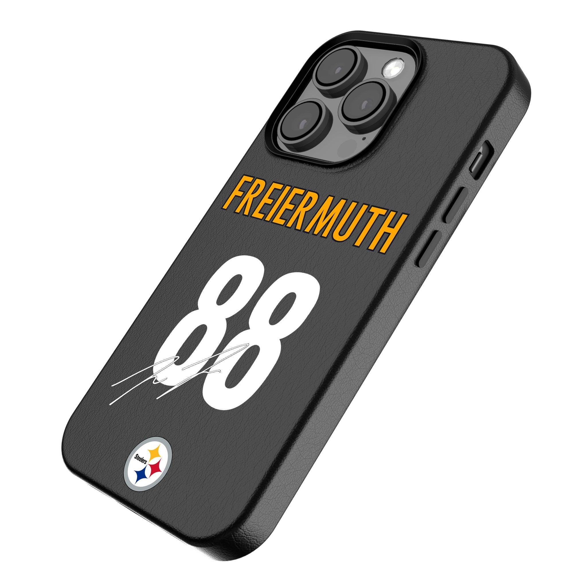 Pat Freiermuth Pittsburgh Steelers 88 Ready MagSafe Compatible Phone Case for Apple iPhone - Sports Gifts, Sports Memorabilia, Sports Collectibles, Fan Shop