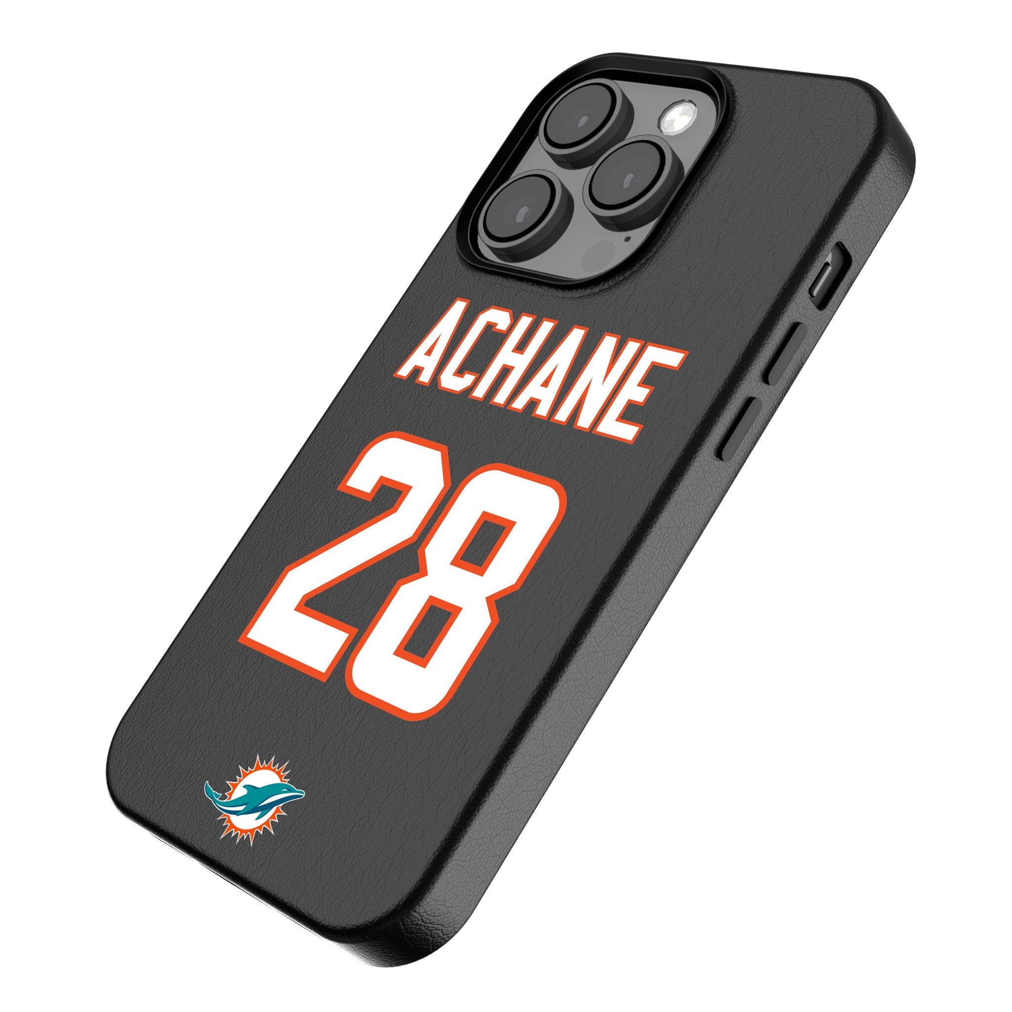 De'Von Achane Miami Dolphins 28 Ready MagSafe Compatible Phone Case for Apple iPhone - Sports Gifts, Sports Memorabilia, Sports Collectibles, Fan Shop