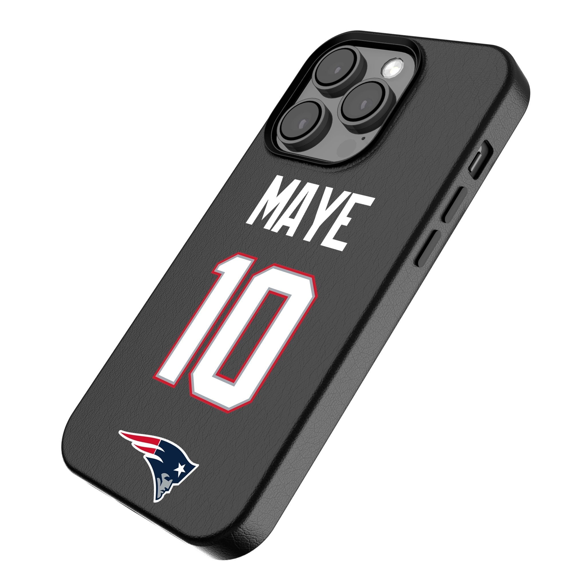Drake Maye New England Patriots 10 Ready MagSafe Compatible Phone Case for Apple iPhone - Sports Gifts, Sports Memorabilia, Sports Collectibles, Fan Shop