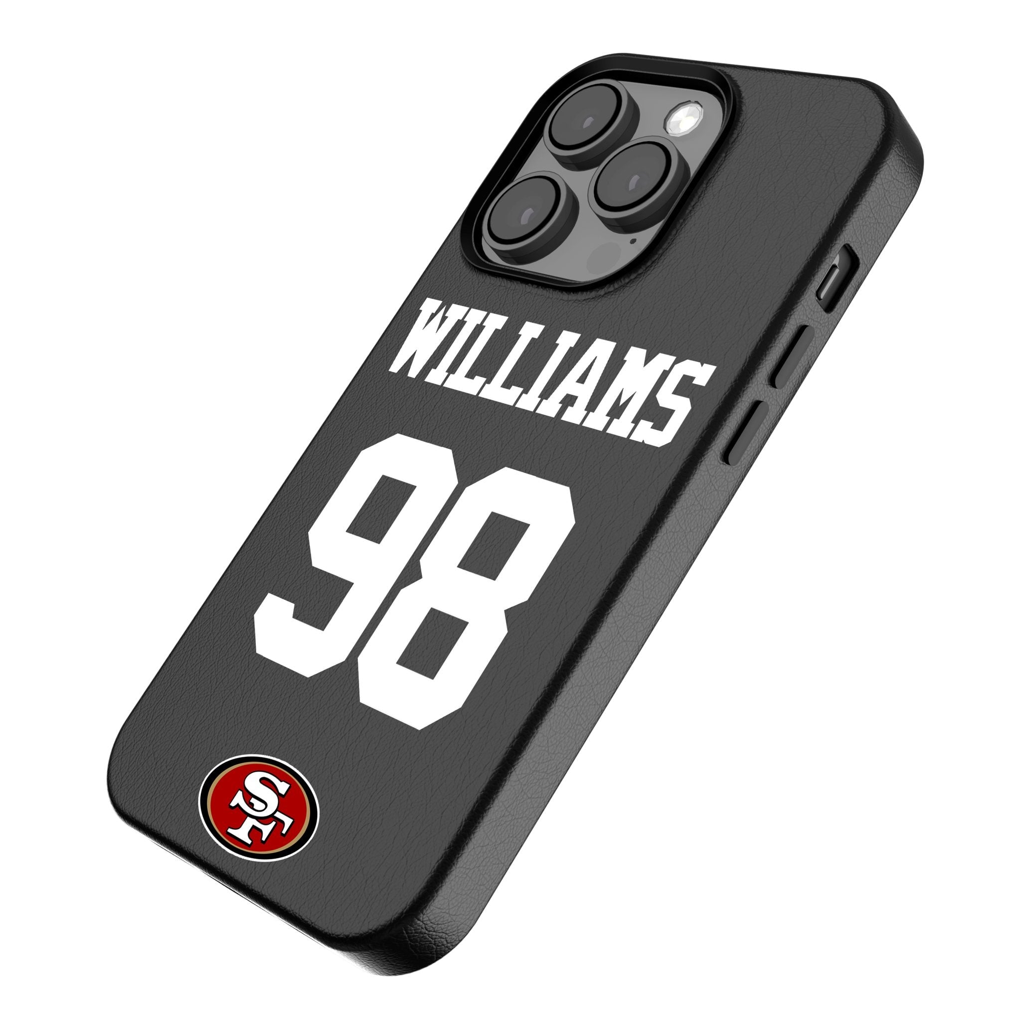 Mykel Williams San Francisco 49ers 98 Game Tactic MagSafe Compatible Phone Case for Apple iPhone - Sports Gifts, Sports Memorabilia, Sports Collectibles, Fan Shop