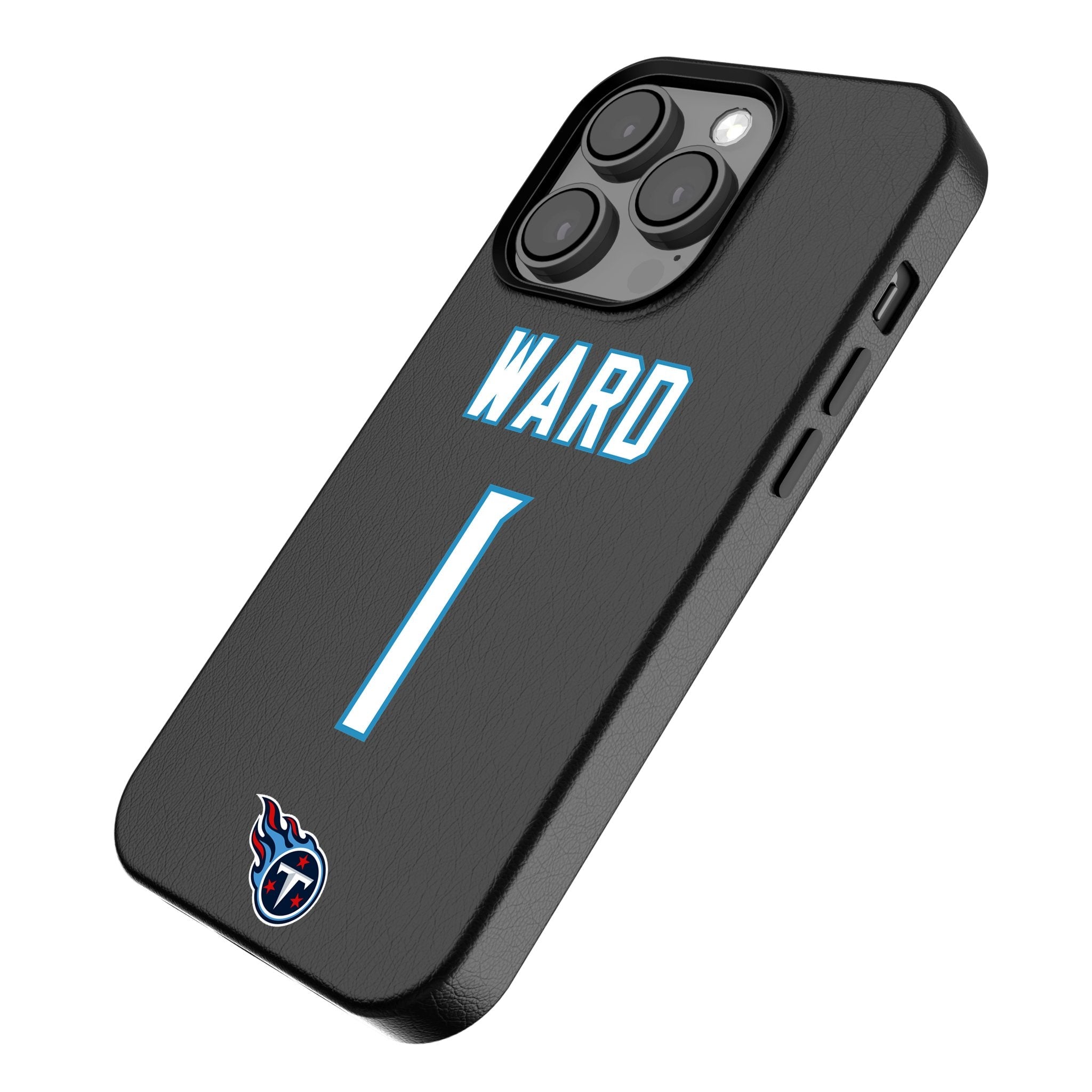 Cameron Ward Tennessee Titans 1 Game Tactic MagSafe Compatible Phone Case for Apple iPhone - Sports Gifts, Sports Memorabilia, Sports Collectibles, Fan Shop