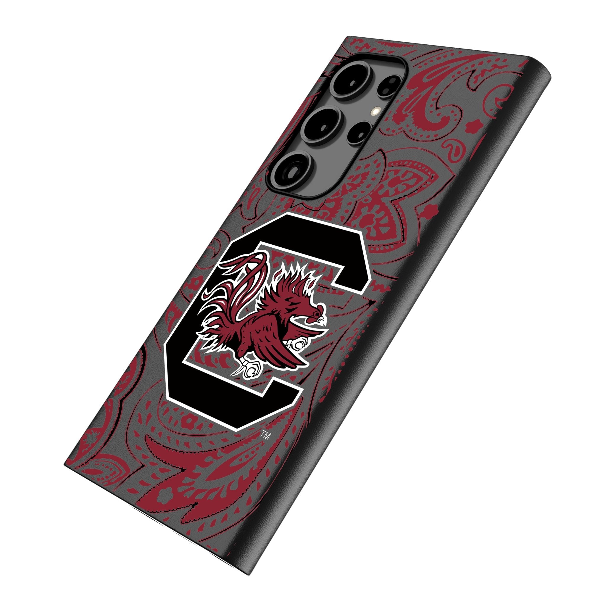 University of South Carolina Gamecocks Paisley MagSafe Compatible Phone Case for Samsung Galaxy - Sports Gifts, Sports Memorabilia, Sports Collectibles, Fan Shop