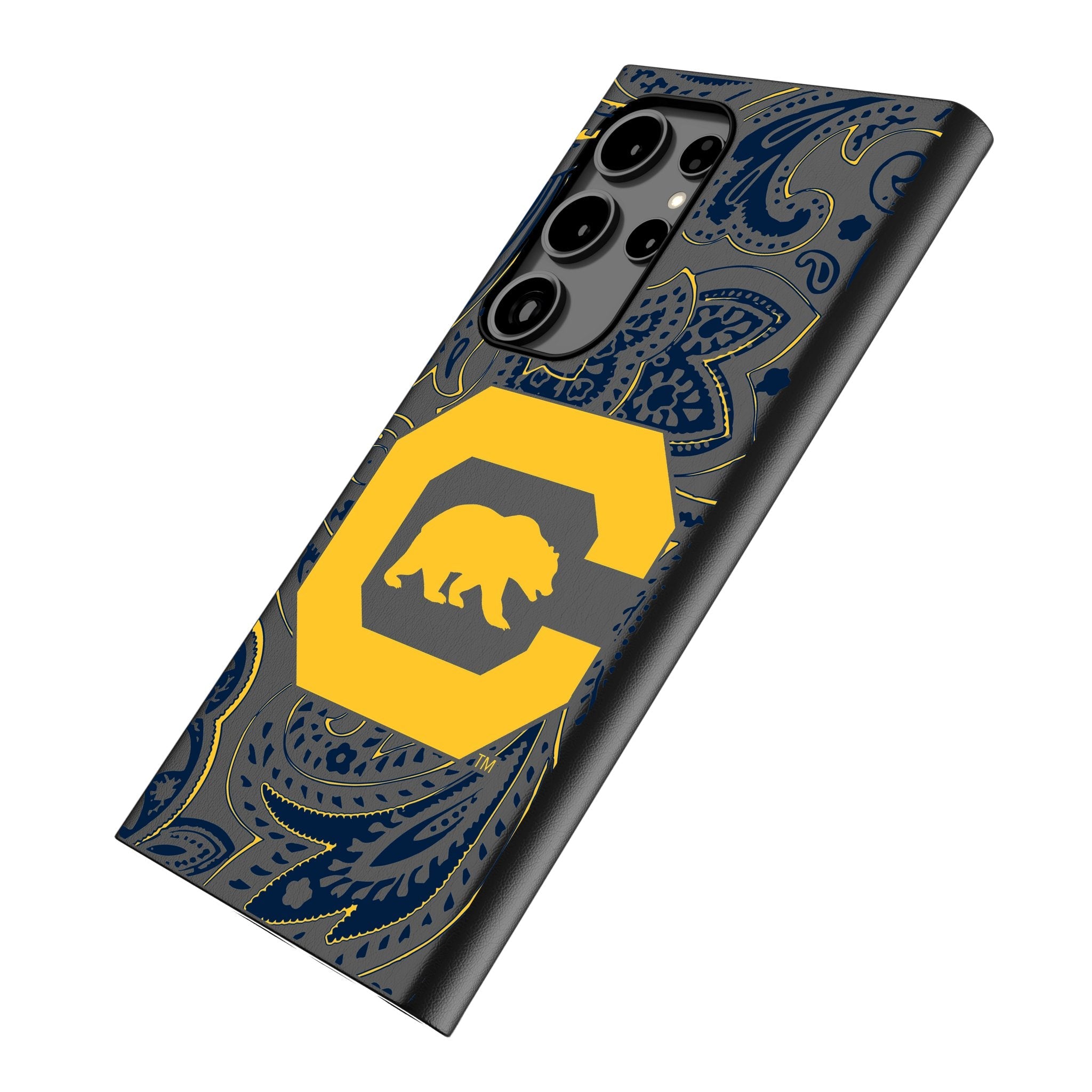 University of California Berkeley Golden Bears Paisley MagSafe Compatible Phone Case for Samsung Galaxy - Sports Gifts, Sports Memorabilia, Sports Collectibles, Fan Shop