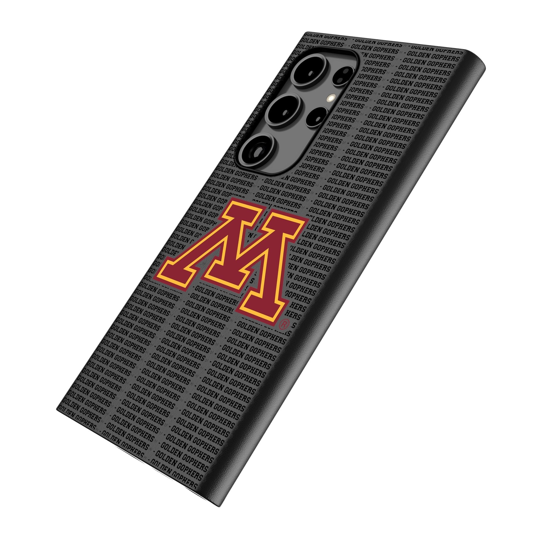 University of Minnesota Golden Gophers Text Backdrop MagSafe Compatible Phone Case for Samsung Galaxy - Sports Gifts, Sports Memorabilia, Sports Collectibles, Fan Shop