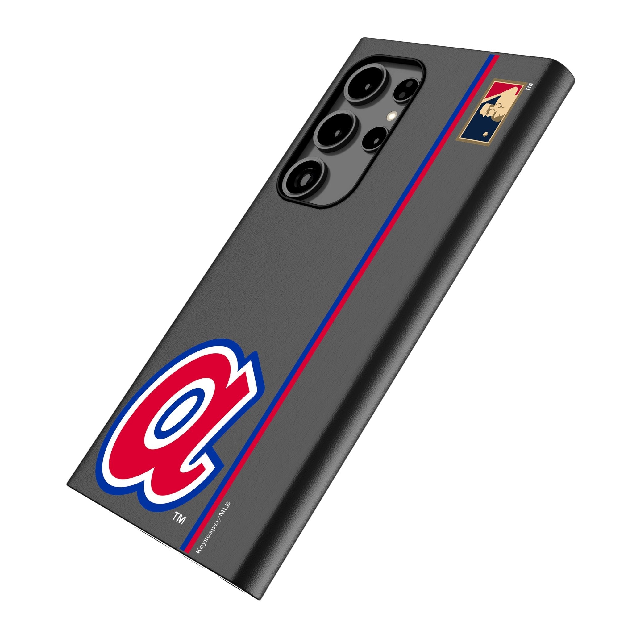 Atlanta Braves 1972-1980 - Cooperstown Collection Sidebar MagSafe Compatible Phone Case for Samsung Galaxy - Sports Gifts, Sports Memorabilia, Sports Collectibles, Fan Shop