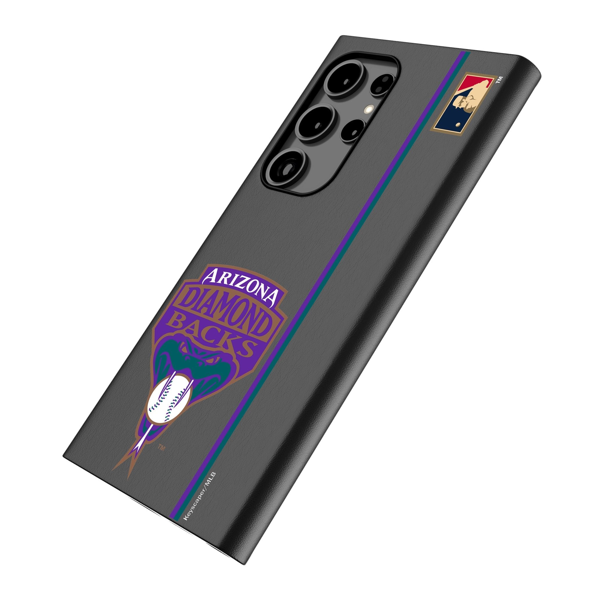 Arizona Diamondbacks 1999-2006 - Cooperstown Collection Sidebar MagSafe Compatible Phone Case for Samsung Galaxy - Sports Gifts, Sports Memorabilia, Sports Collectibles, Fan Shop