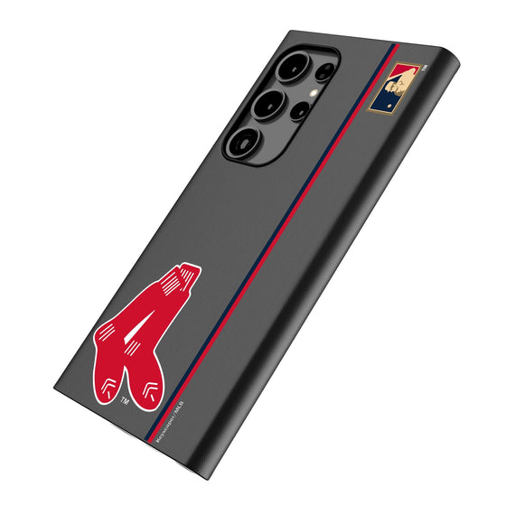 Boston Red Sox 1924-1960 - Cooperstown Collection Sidebar MagSafe Compatible Phone Case for Samsung Galaxy - Sports Gifts, Sports Memorabilia, Sports Collectibles, Fan Shop