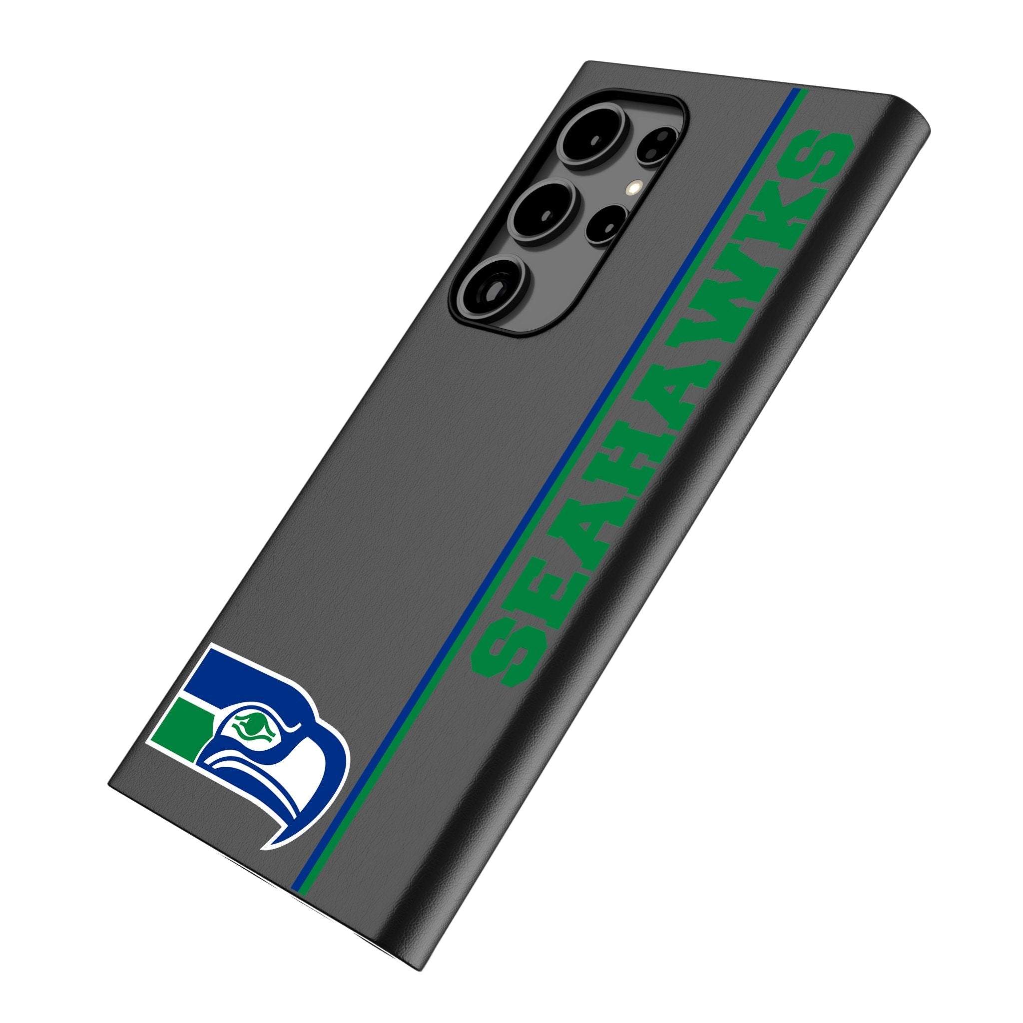 Seattle Seahawks Historic Collection Sidebar MagSafe Compatible Phone Case for Samsung Galaxy - Sports Gifts, Sports Memorabilia, Sports Collectibles, Fan Shop