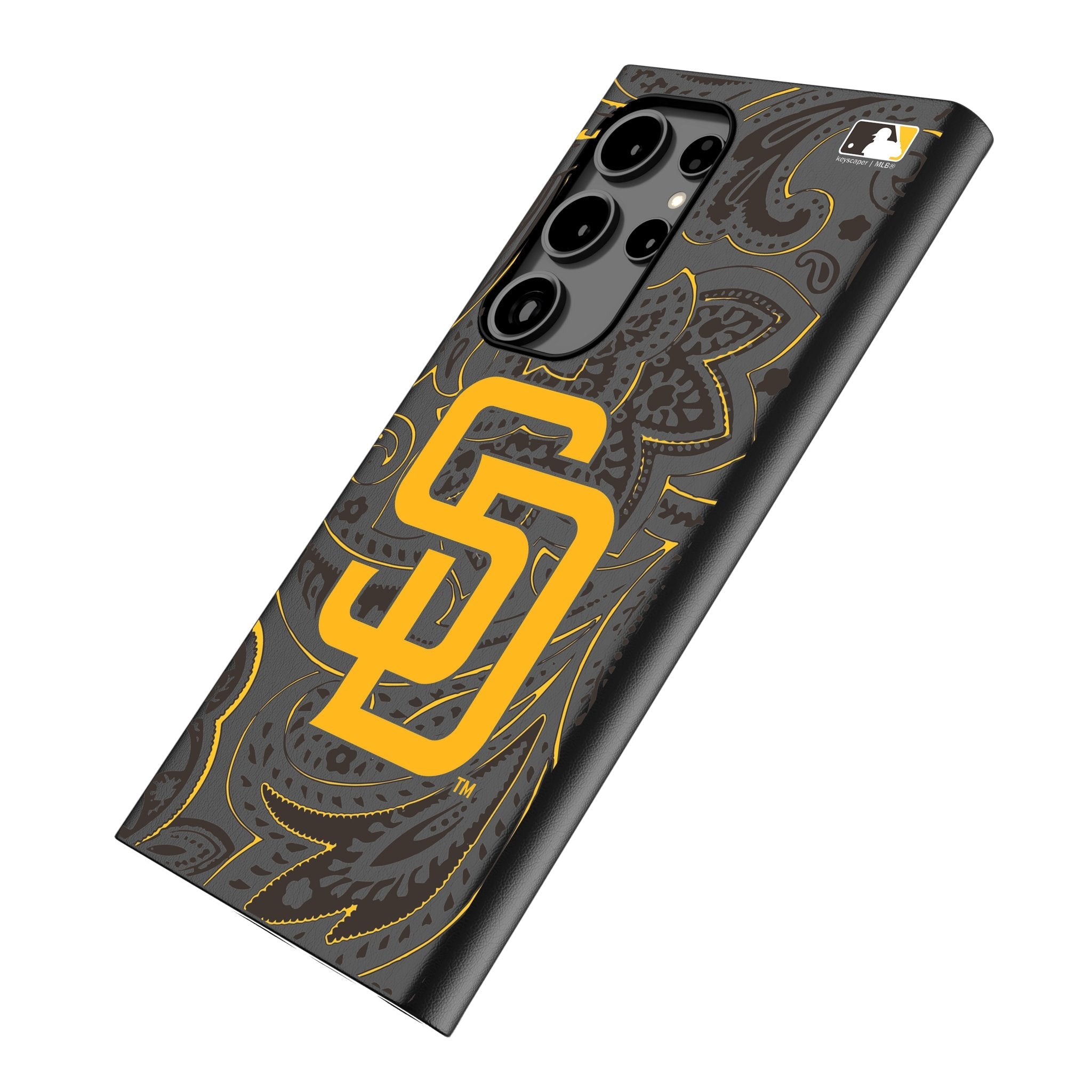 San Diego Padres Paisley MagSafe Compatible Phone Case for Samsung Galaxy - Sports Gifts, Sports Memorabilia, Sports Collectibles, Fan Shop
