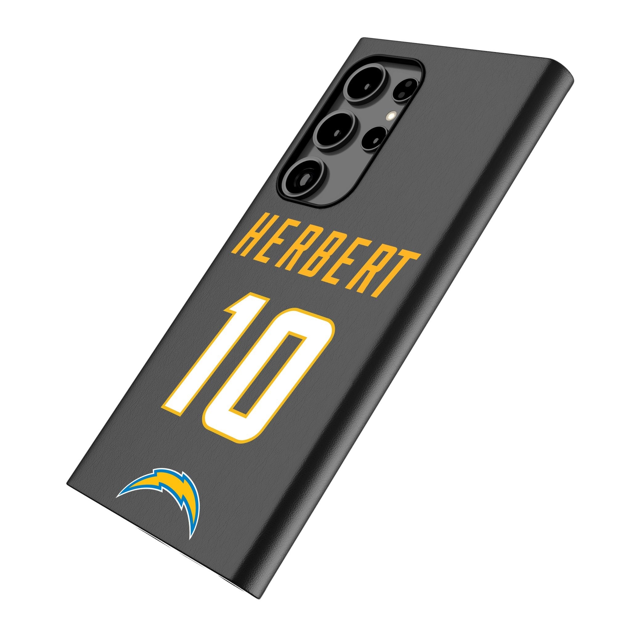 Justin Herbert Los Angeles Chargers 10 Ready MagSafe Compatible Phone Case for Samsung Galaxy - Sports Gifts, Sports Memorabilia, Sports Collectibles, Fan Shop