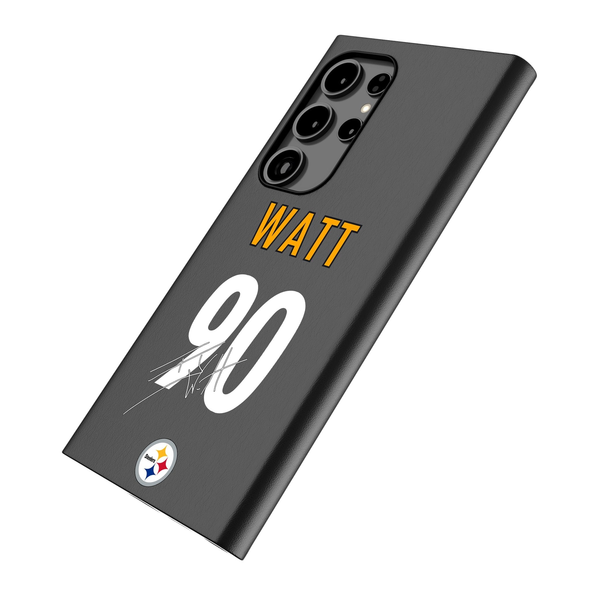 T.J. Watt Pittsburgh Steelers 90 Game Tactic MagSafe Compatible Phone Case for Samsung Galaxy - Sports Gifts, Sports Memorabilia, Sports Collectibles, Fan Shop