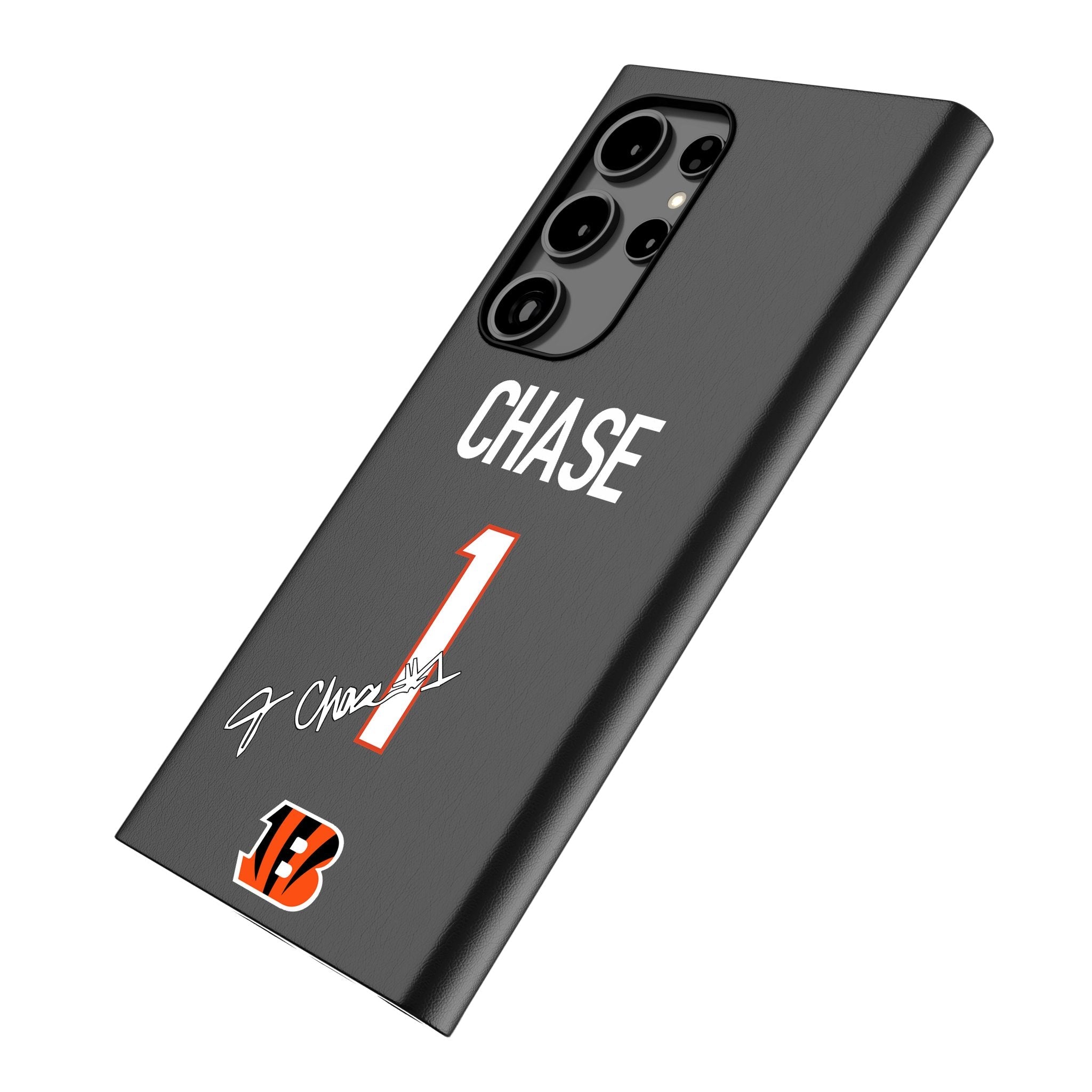 Ja'Marr Chase Cincinnati Bengals 1 Ready MagSafe Compatible Phone Case for Samsung Galaxy - Sports Gifts, Sports Memorabilia, Sports Collectibles, Fan Shop