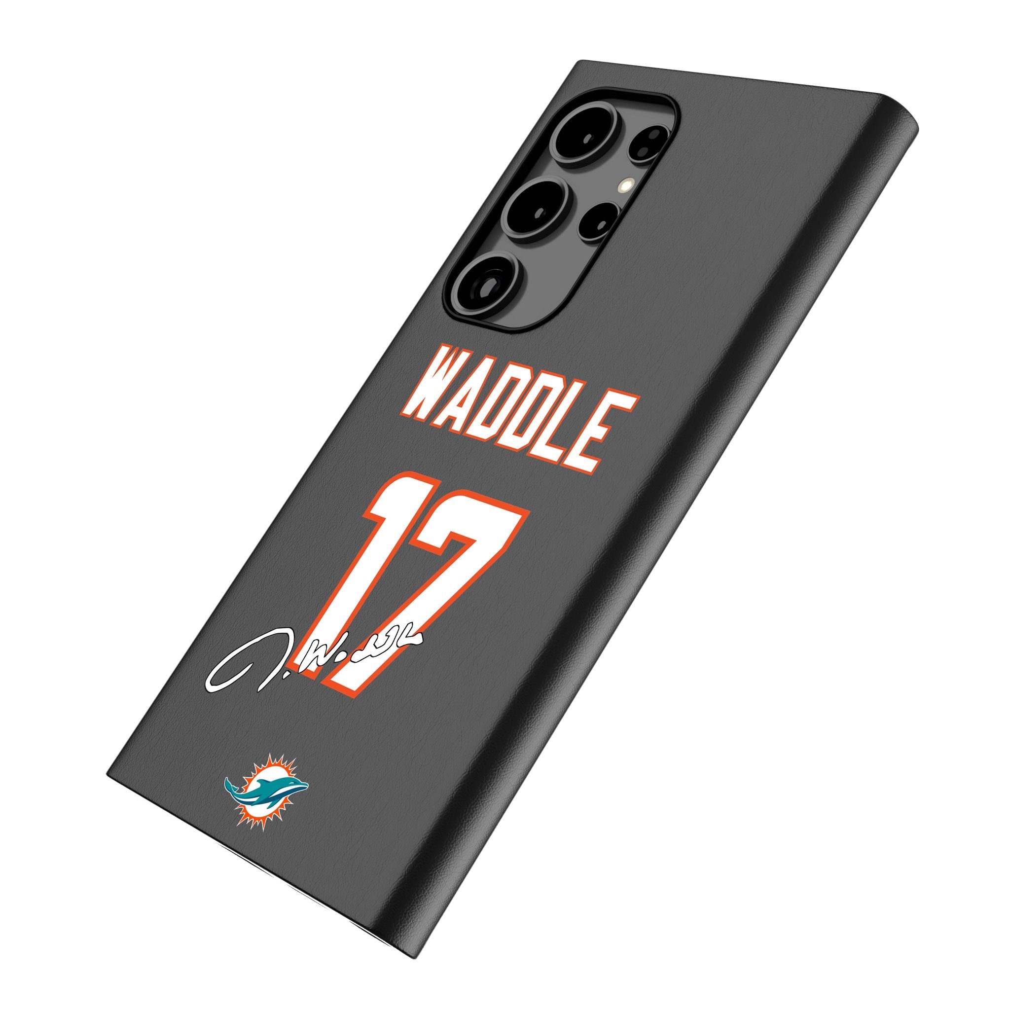 Jaylen Waddle Miami Dolphins 17 Ready MagSafe Compatible Phone Case for Samsung Galaxy - Sports Gifts, Sports Memorabilia, Sports Collectibles, Fan Shop