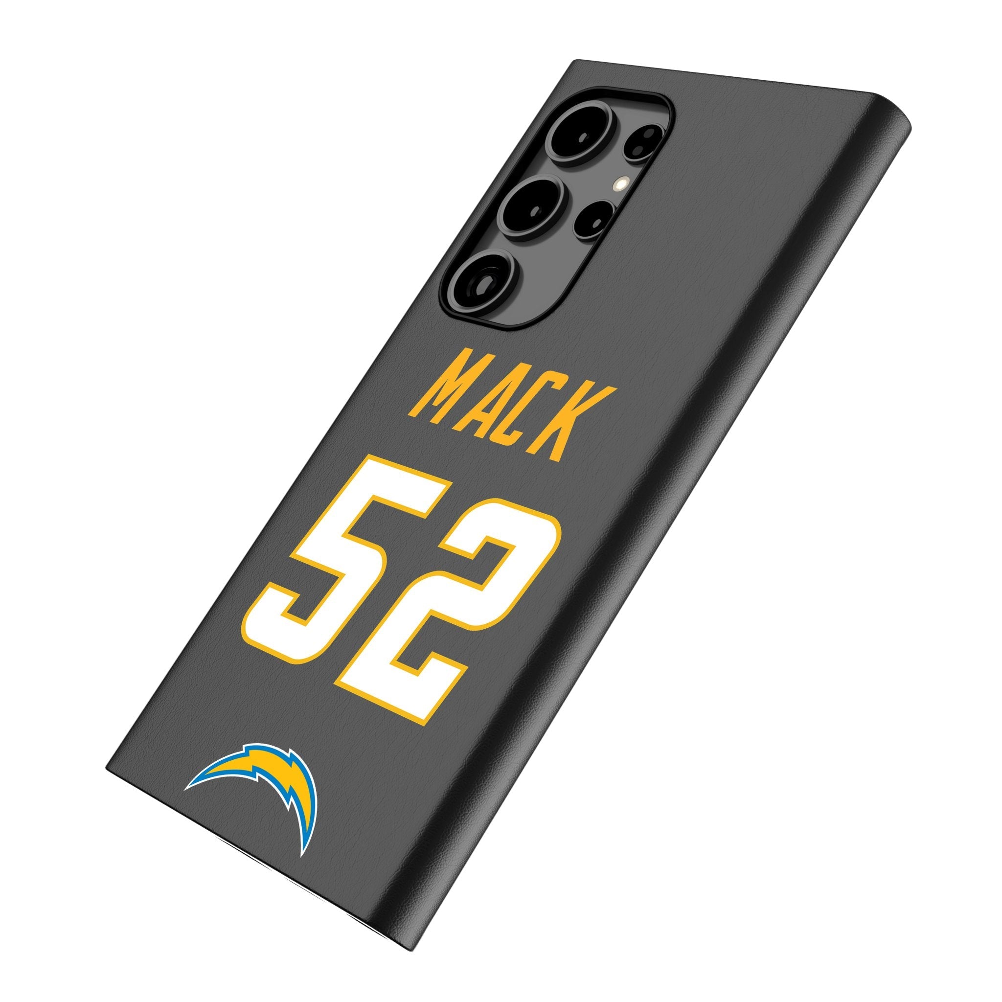 Khalil Mack Los Angeles Chargers 52 Ready MagSafe Compatible Phone Case for Samsung Galaxy - Sports Gifts, Sports Memorabilia, Sports Collectibles, Fan Shop