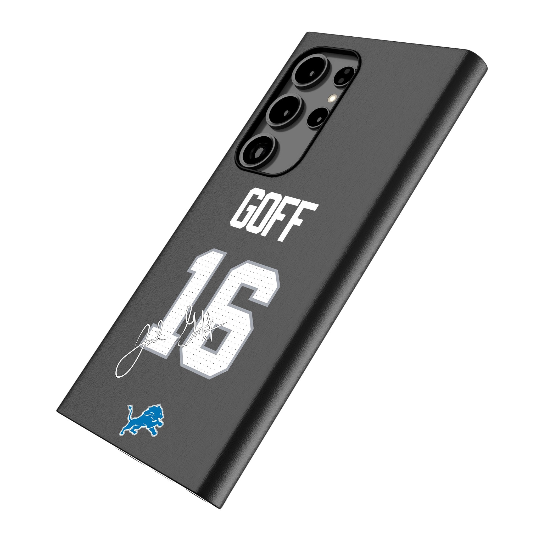 Jared Goff Detroit Lions 16 Ready MagSafe Compatible Phone Case for Samsung Galaxy - Sports Gifts, Sports Memorabilia, Sports Collectibles, Fan Shop