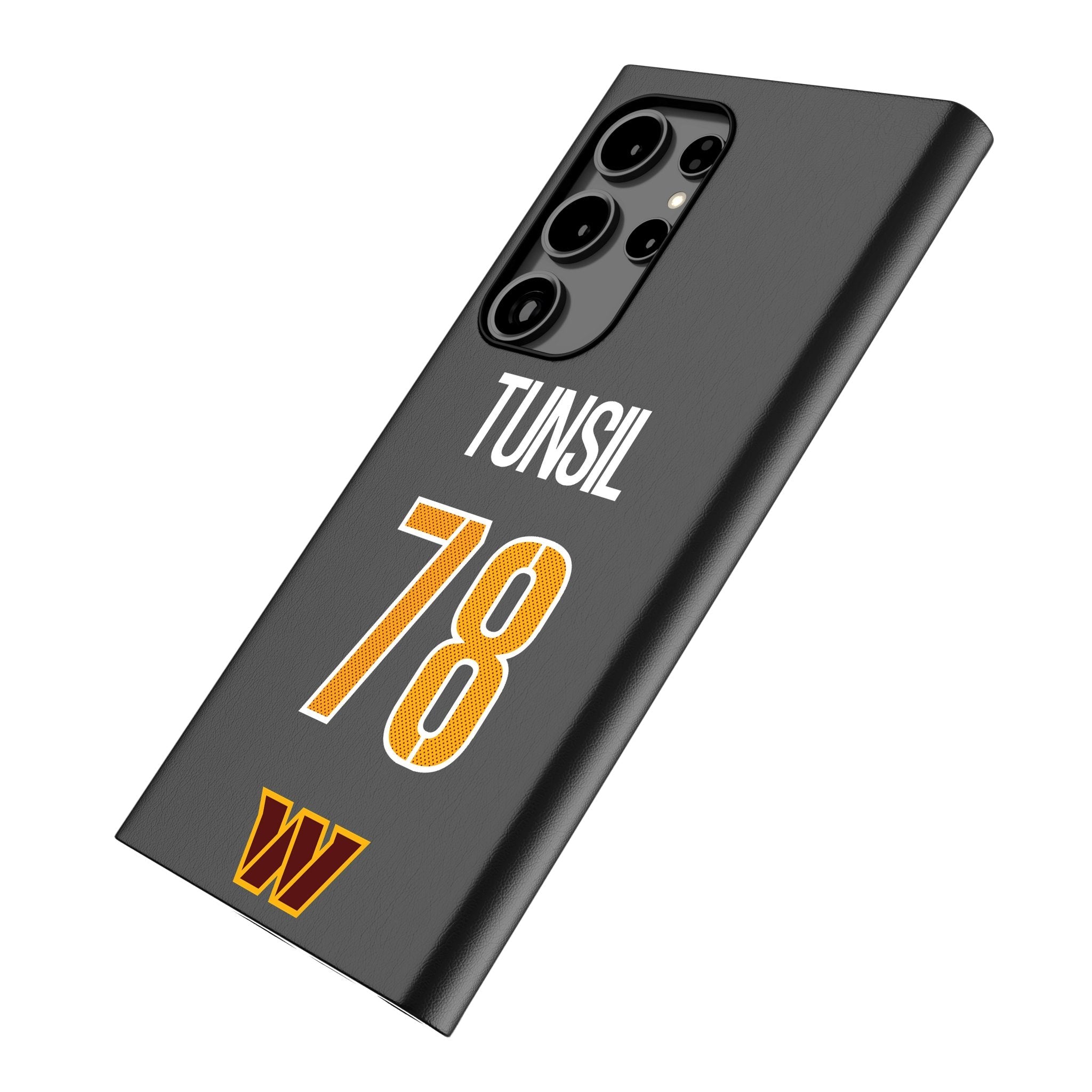 Laremy Tunsil Washington Commanders 78 Game Tactic MagSafe Compatible Phone Case for Samsung Galaxy - Sports Gifts, Sports Memorabilia, Sports Collectibles, Fan Shop