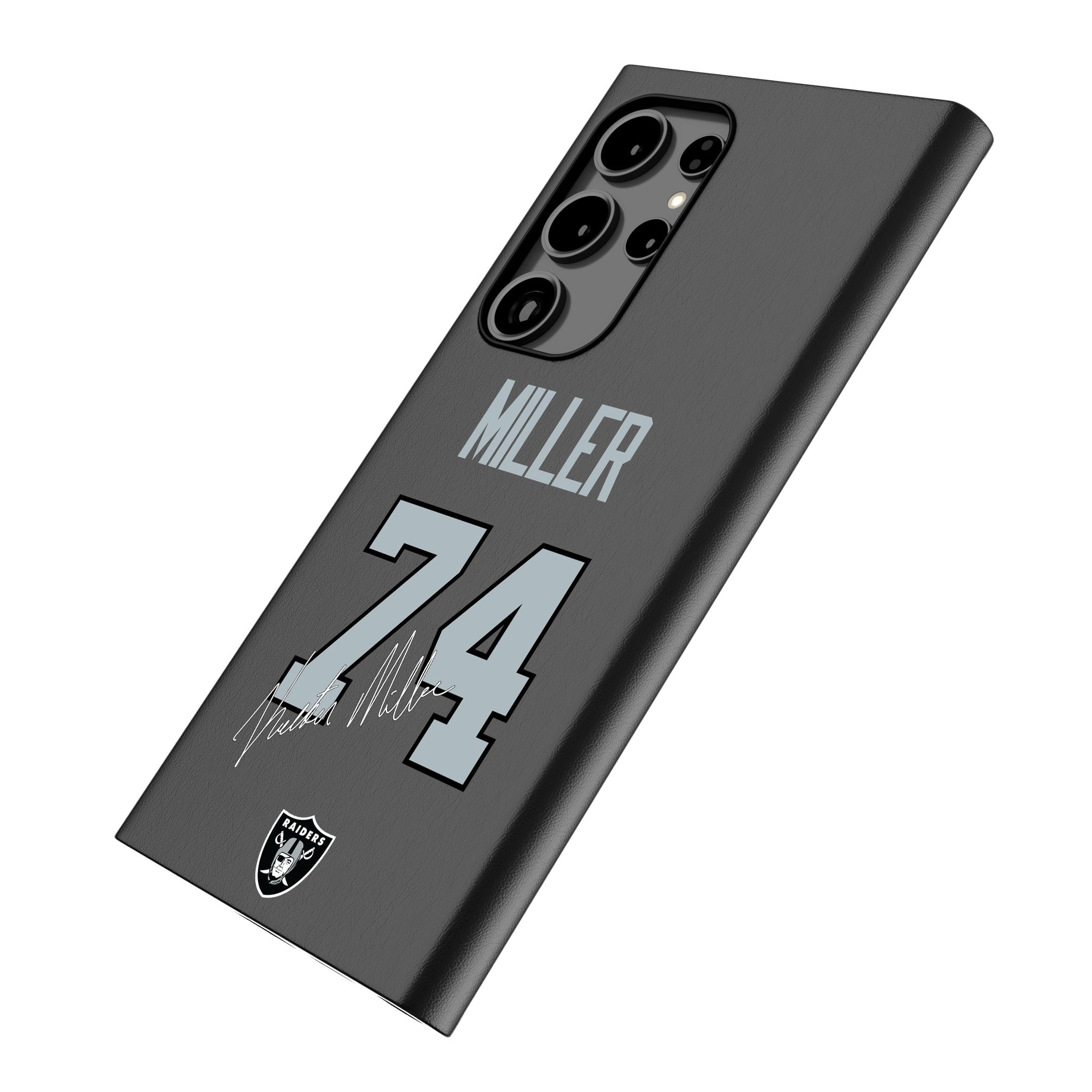 Kolton Miller Las Vegas Raiders 74 Ready MagSafe Compatible Phone Case for Samsung Galaxy - Sports Gifts, Sports Memorabilia, Sports Collectibles, Fan Shop